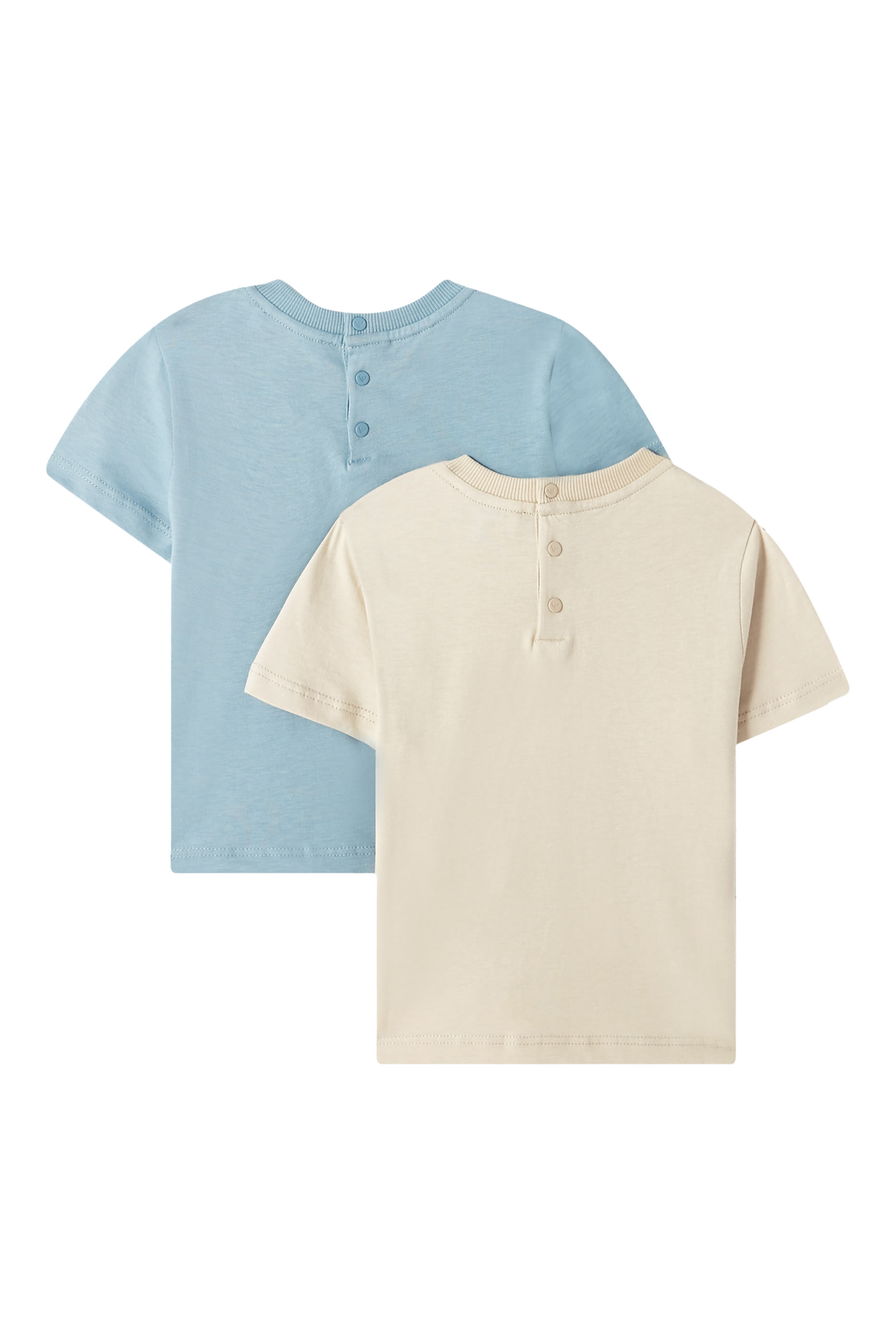 Kids Logo Cotton T-Shirt - Set of 2