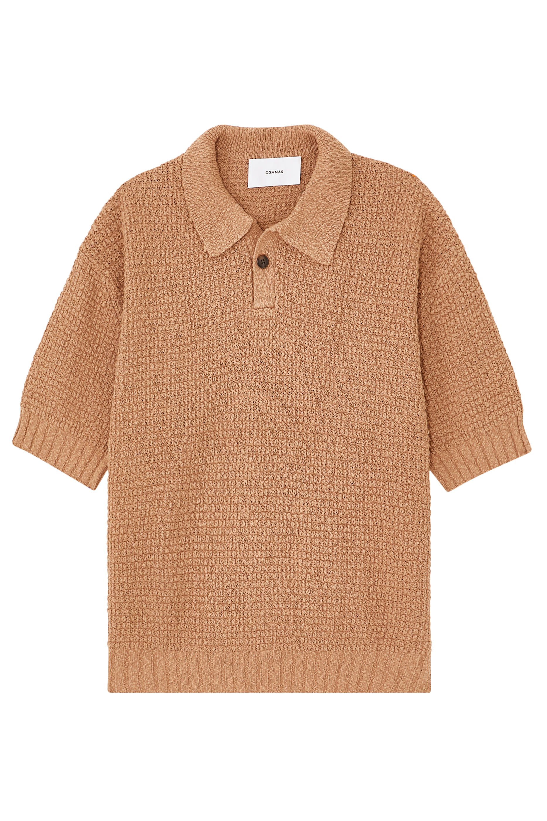 Textured Knit Polo