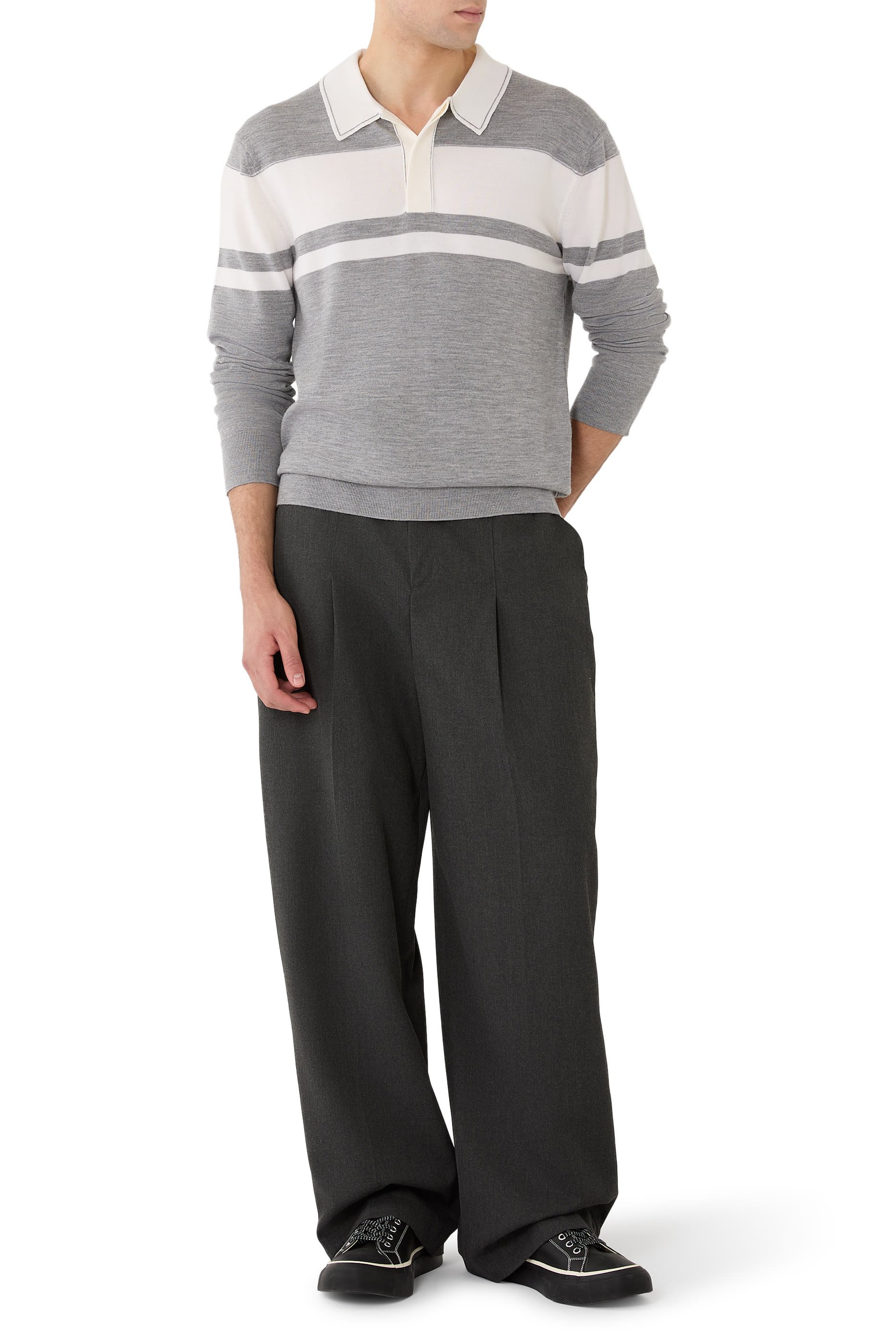 Louis Wool Stripe Sweater