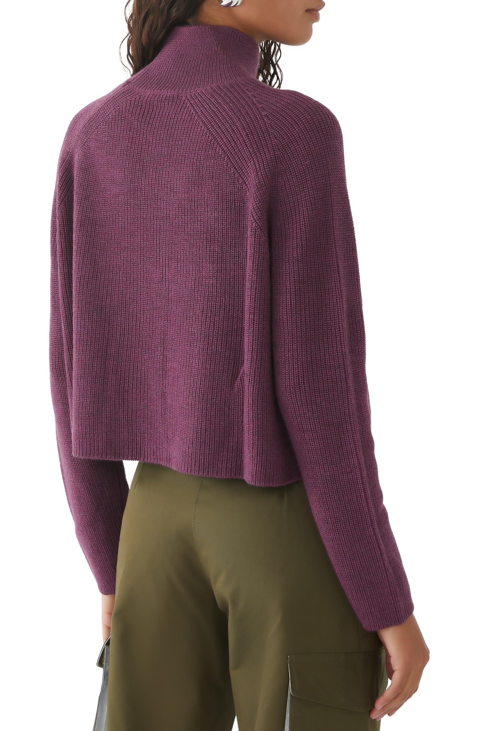 Crop Turtleneck Sweater
