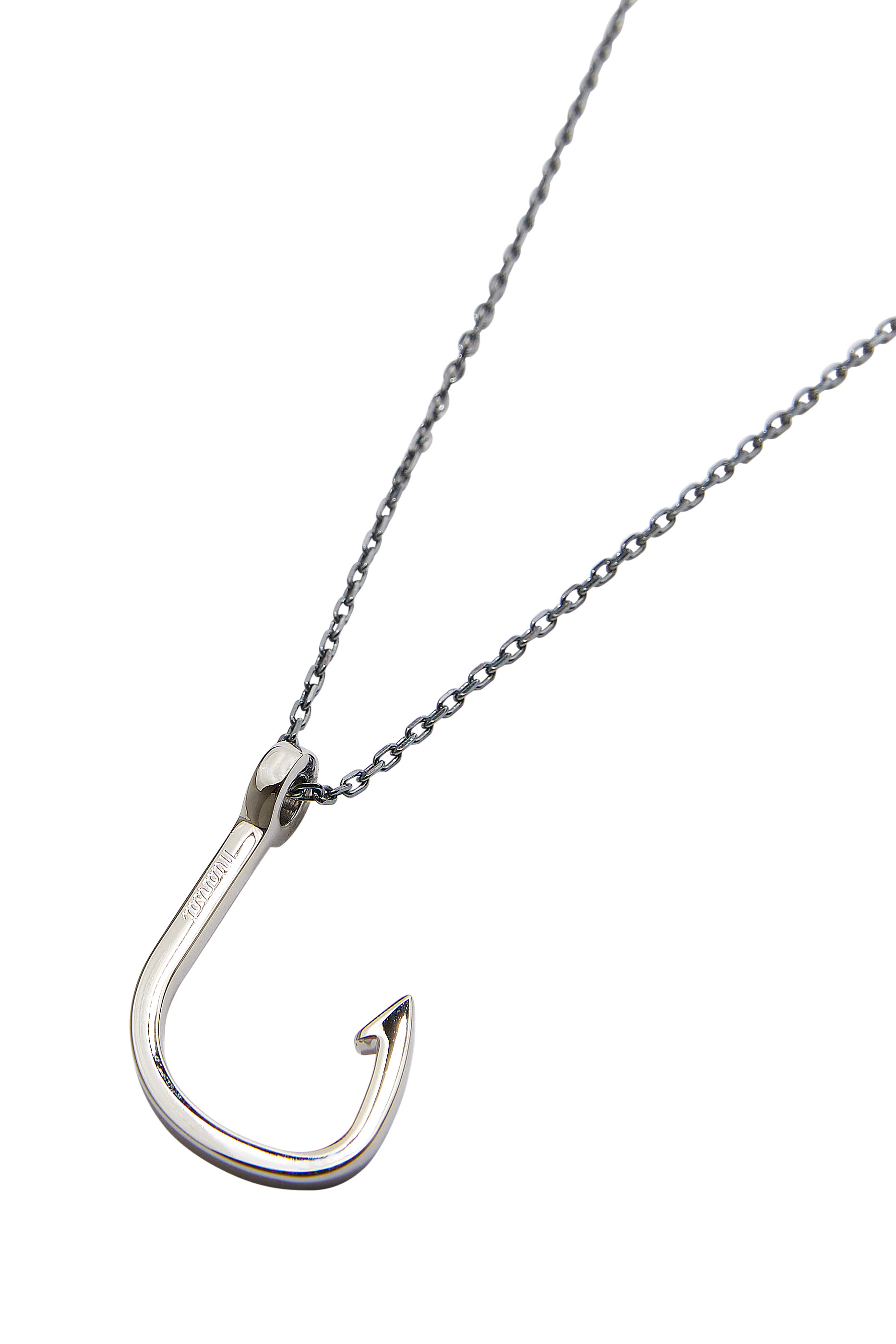 Hooked Silver Necklace