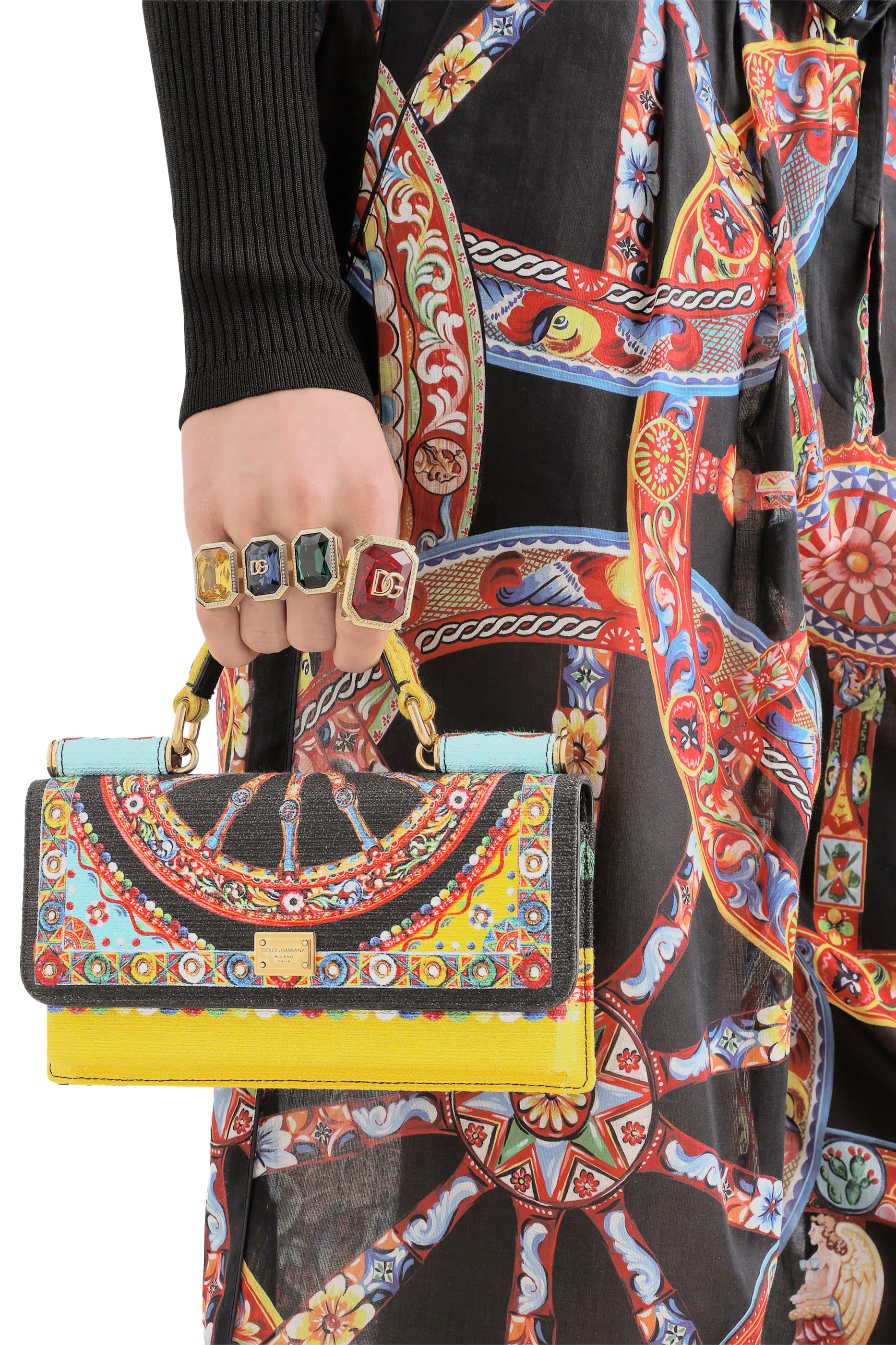 Carretto-Print Phone Bag