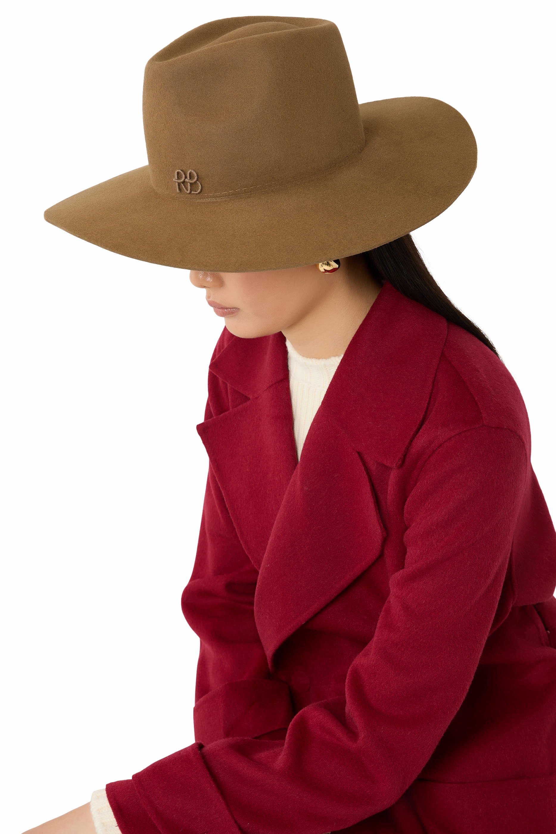 Logo-Embellished Fedora Hat