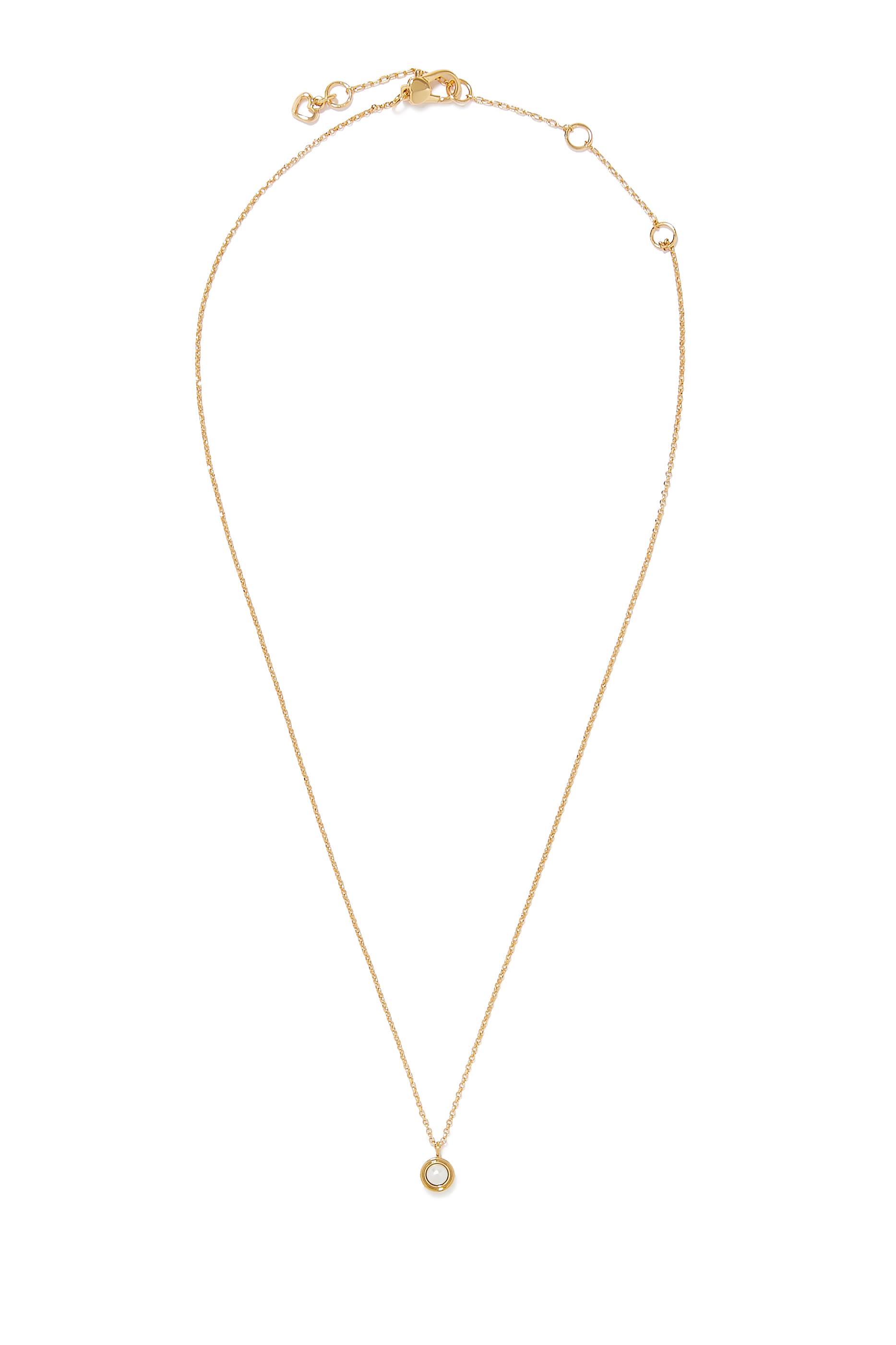 Set In Stone Mini Pendant Necklace