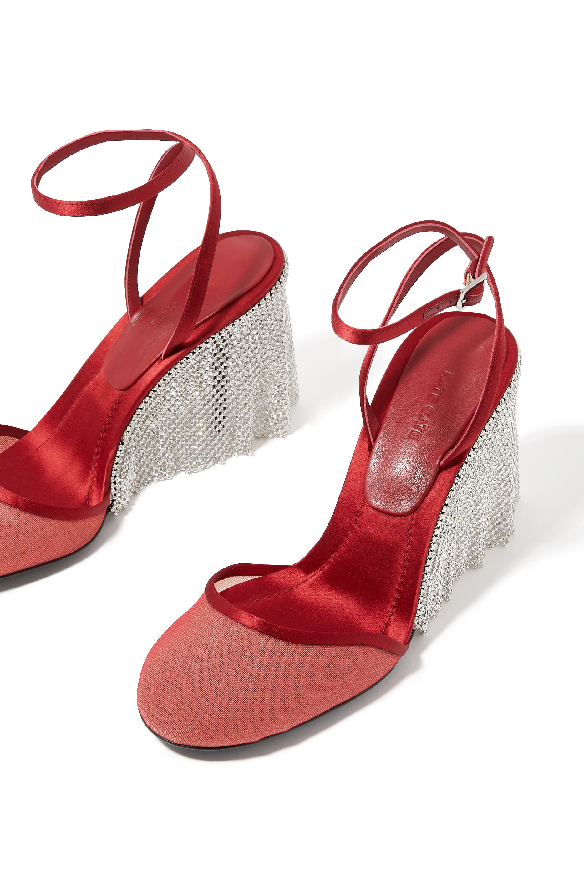 Tulle 90 Slingback Pump with Ankle Strap