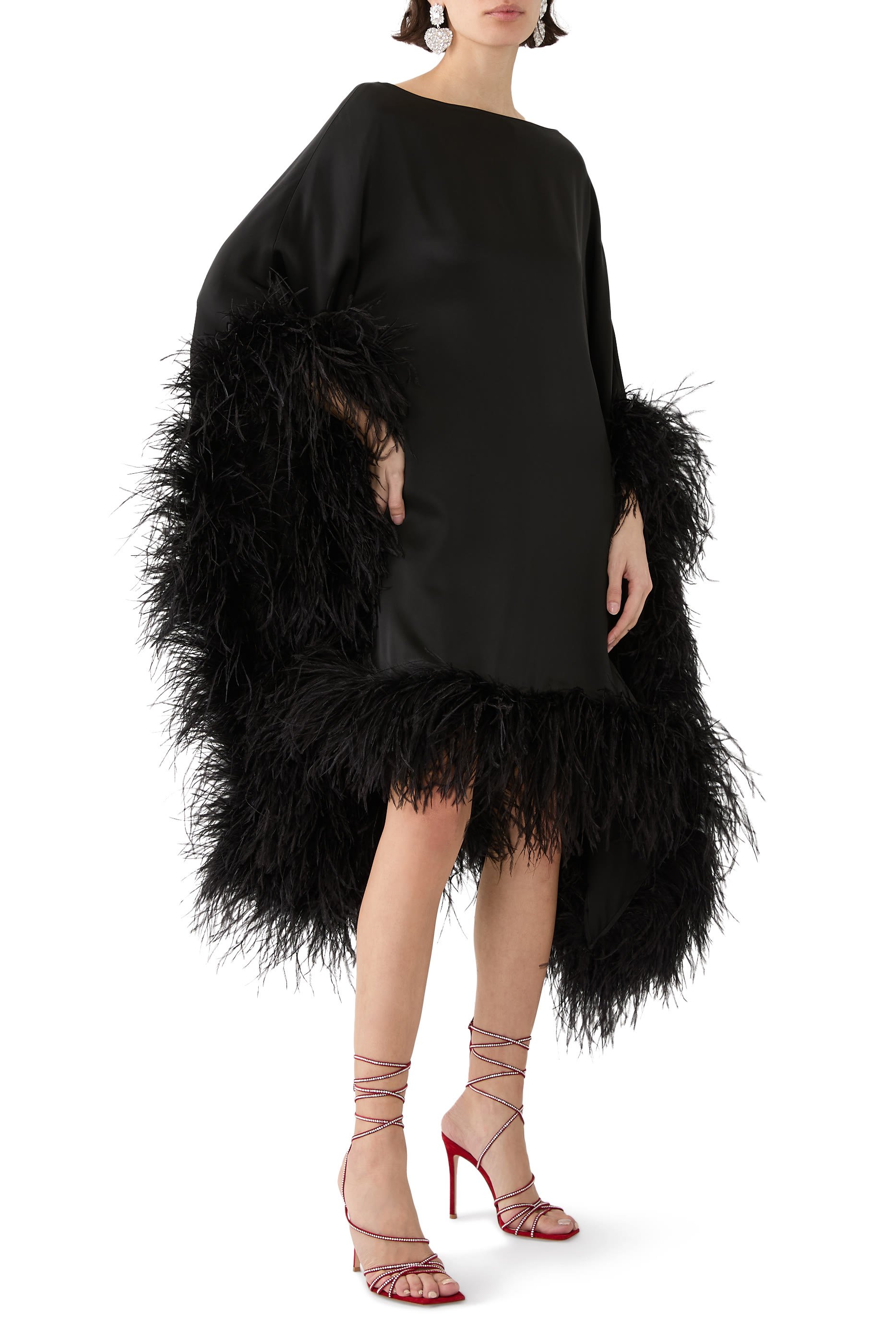 Crystal Embellished 70 Suede Sandals