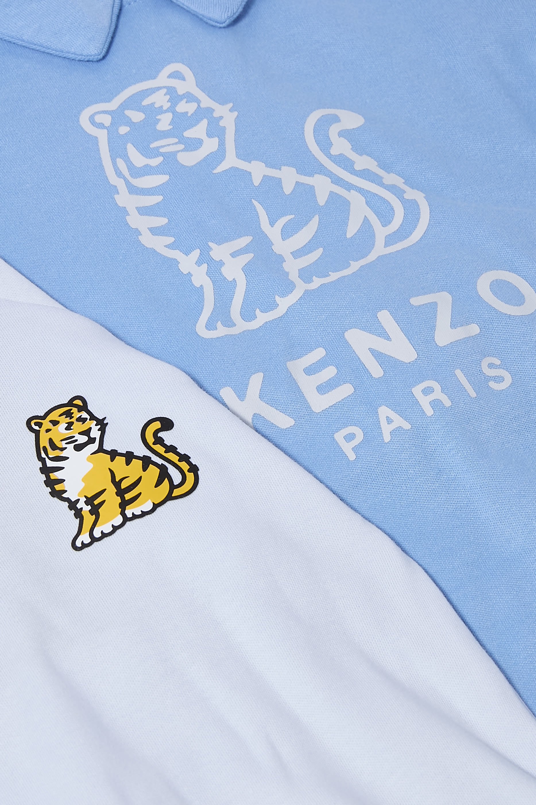 Kids Tiger Logo-Print Sleepsuit, Set of 2