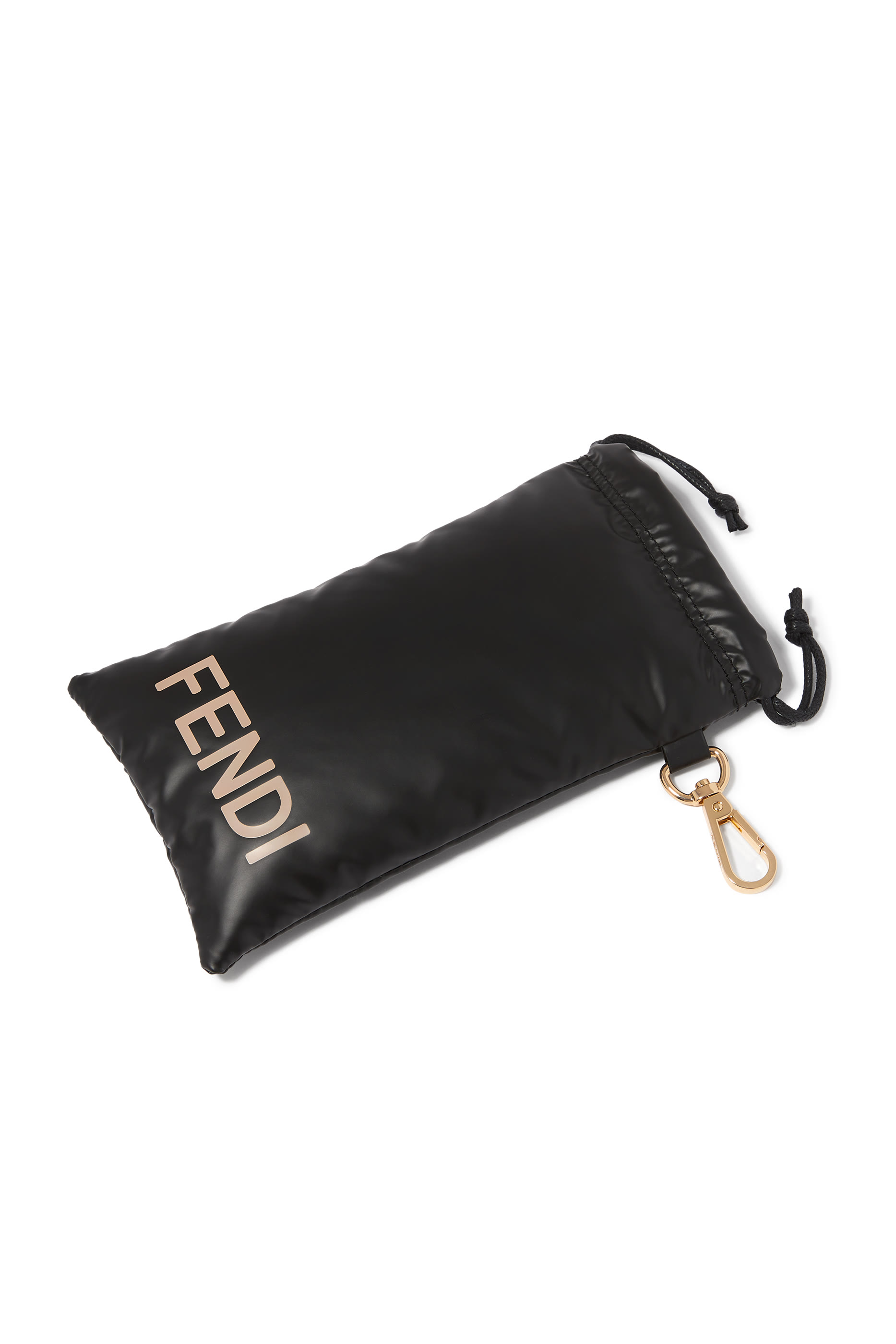 Baguette Black Geometric Sunglasses