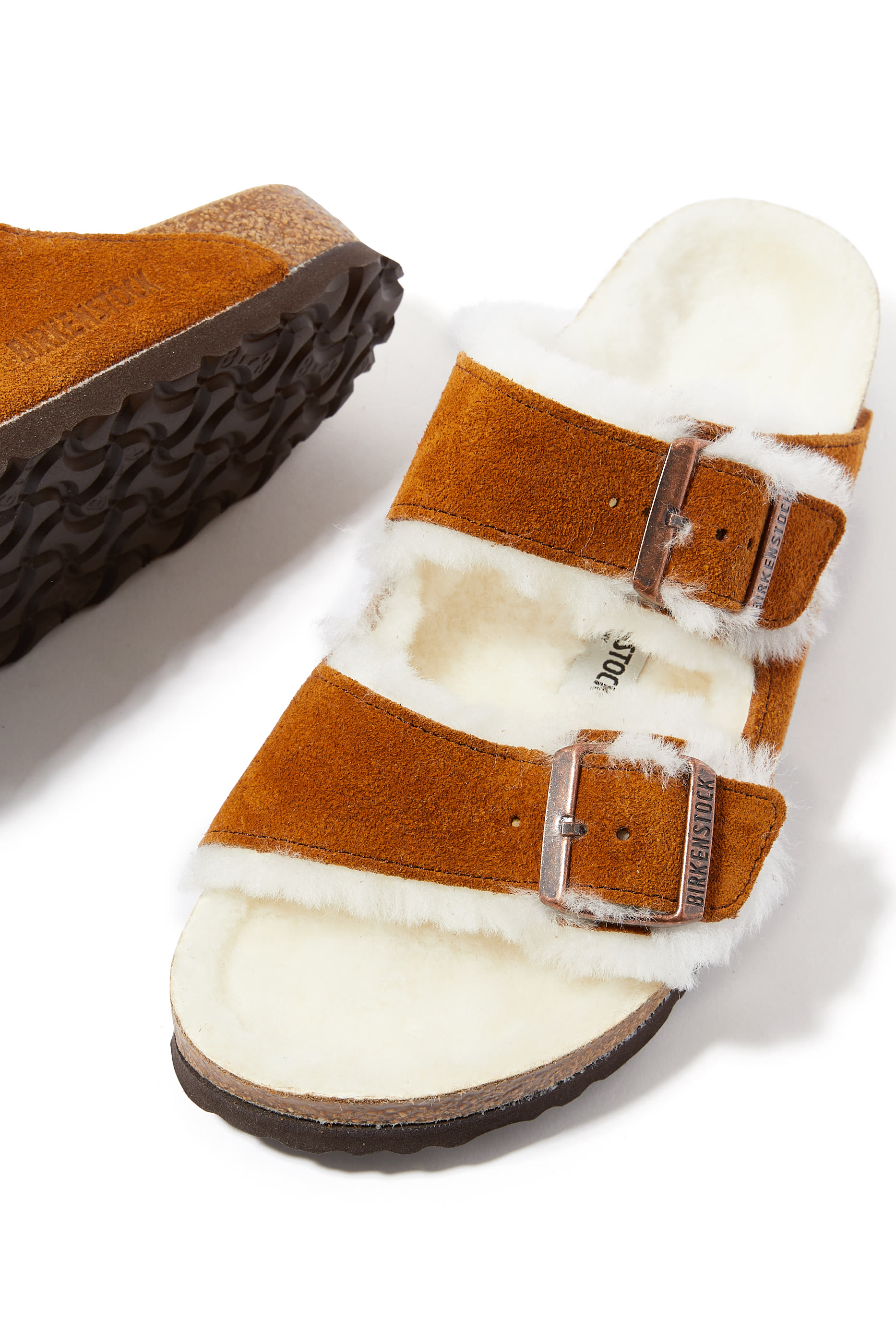 Arizona Shearling-Lined Sandals