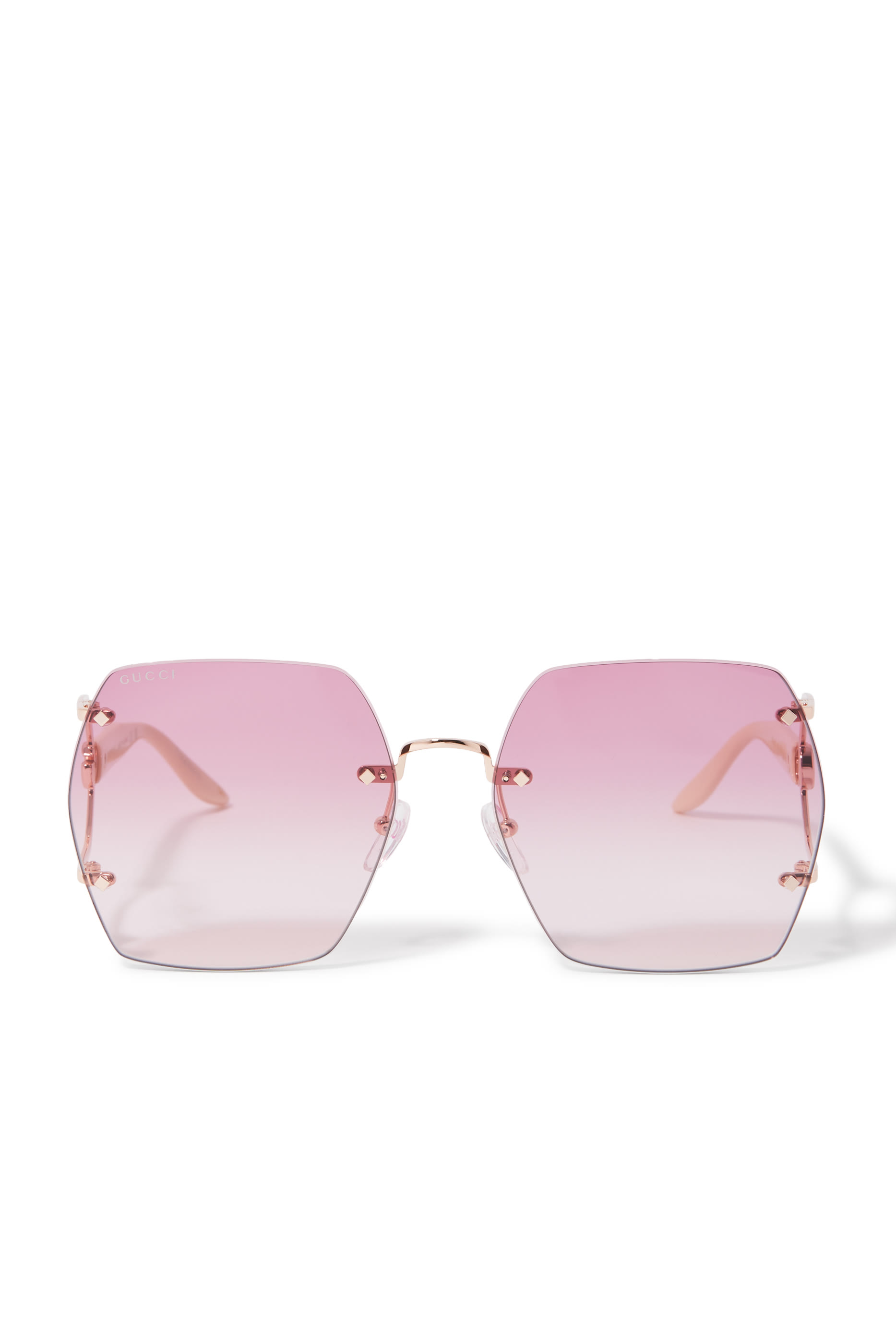 Geometric Frame Sunglasses