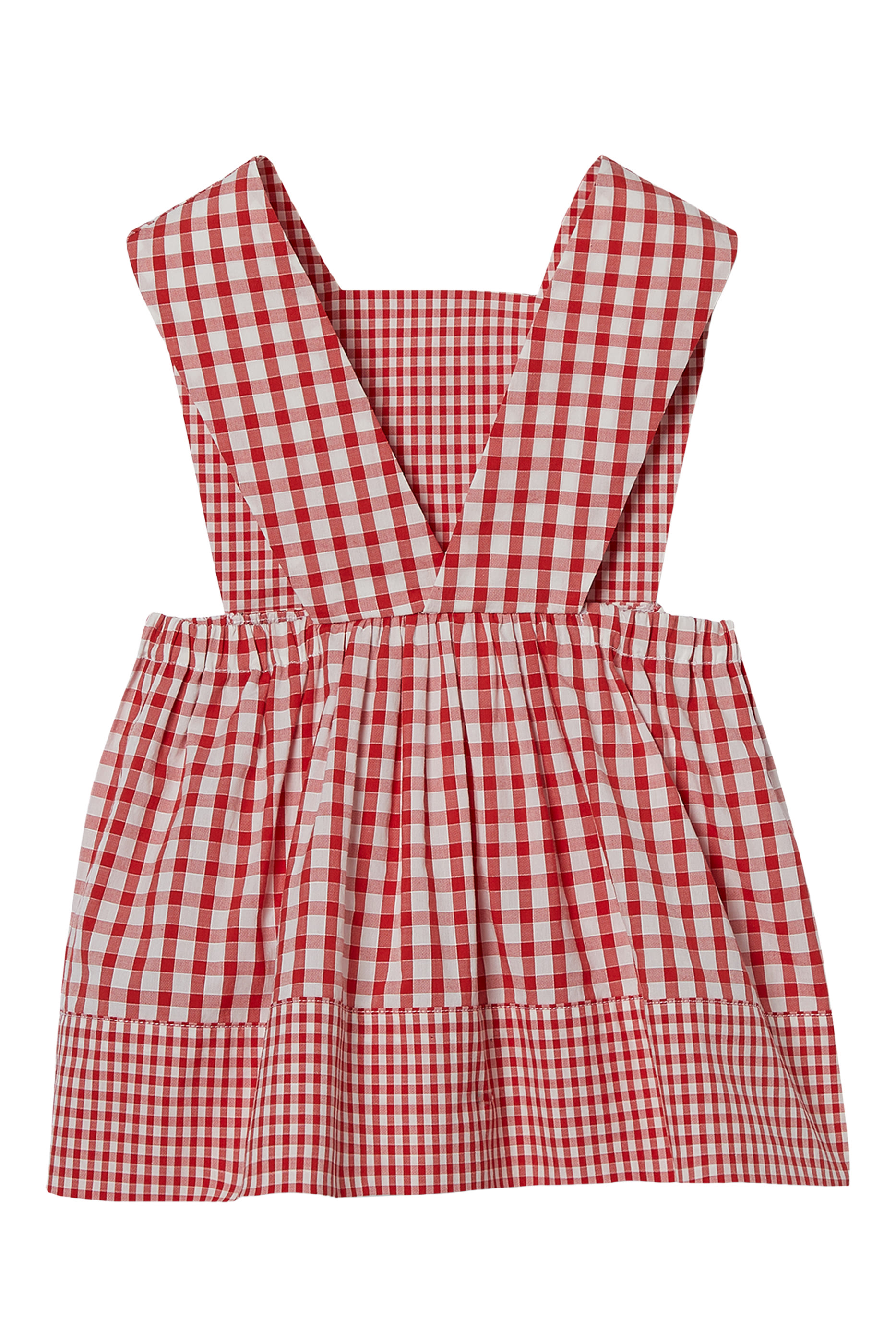Kids Gingham Cotton Dress