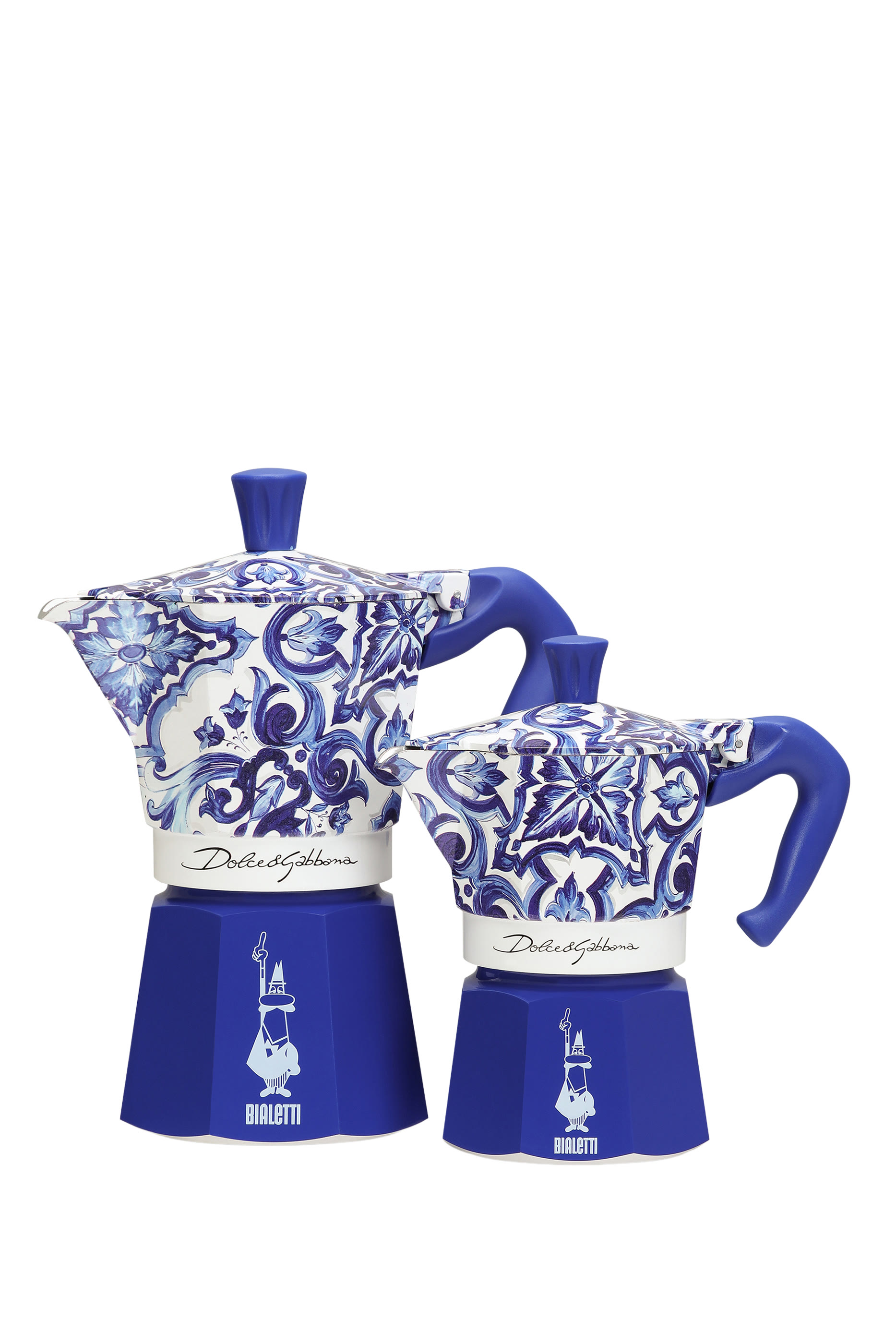 Blu Mediterraneo Bialetti Moka Express Large Coffee Maker
