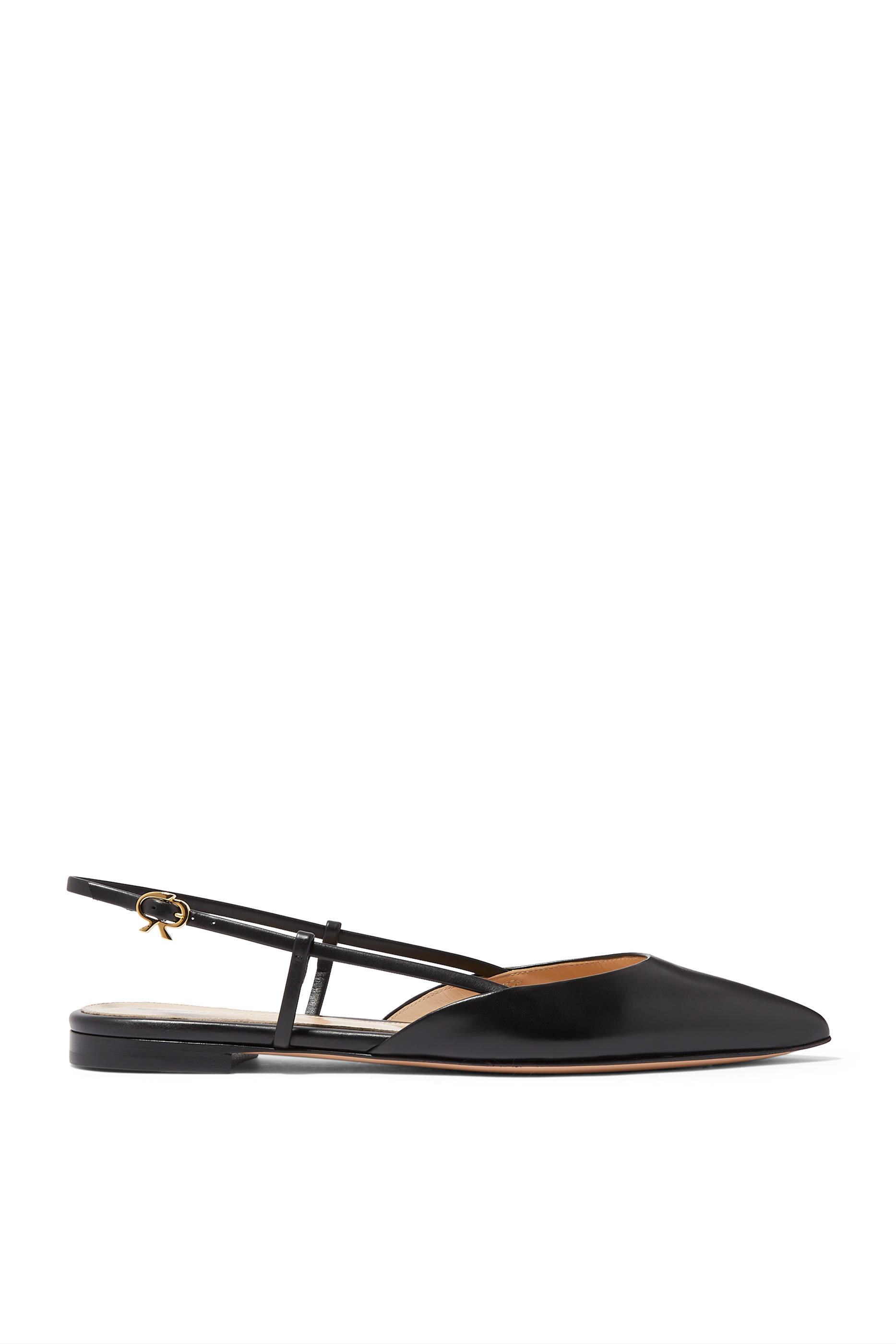 Vitello Flat Slingback Mules