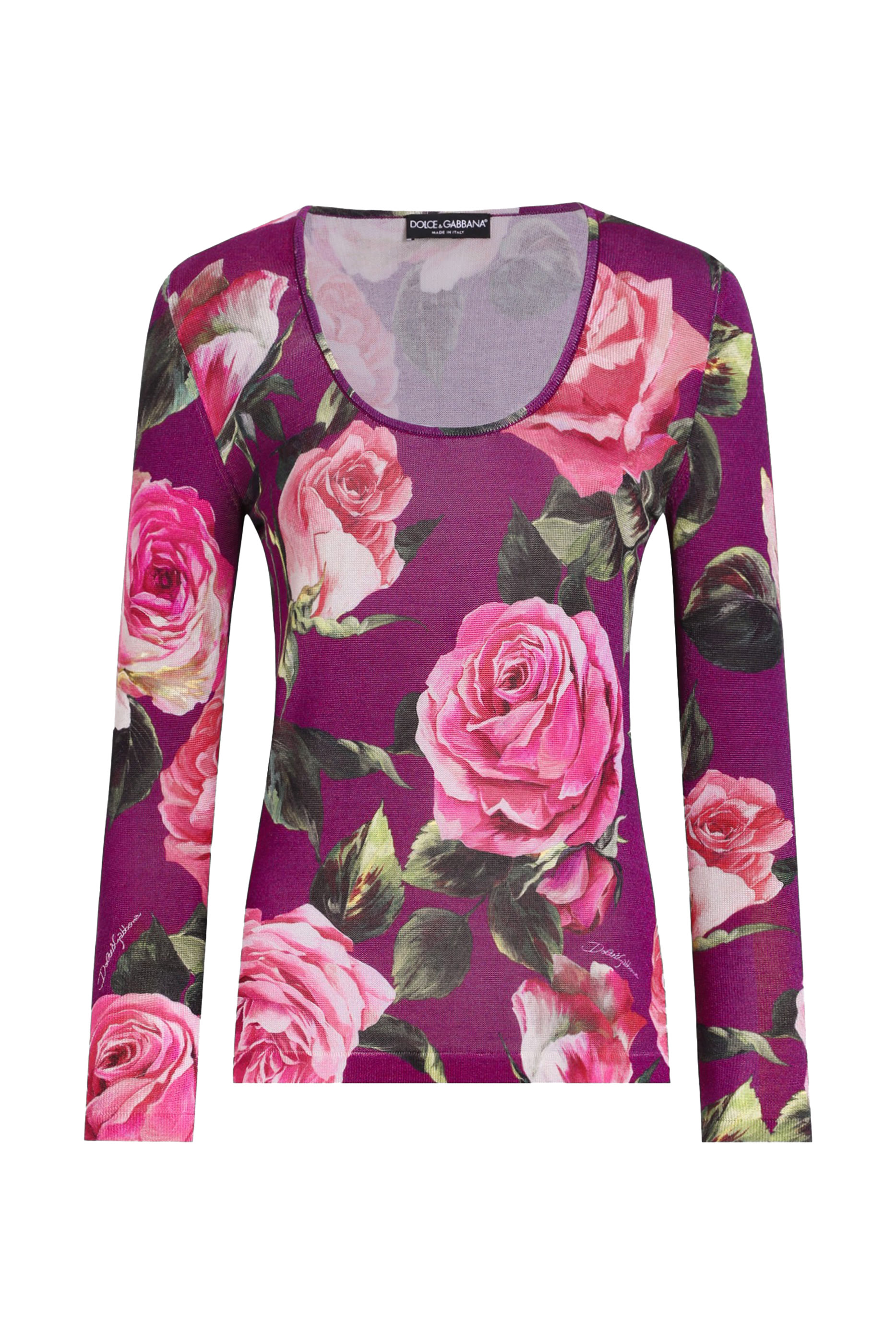 Rose Print Top