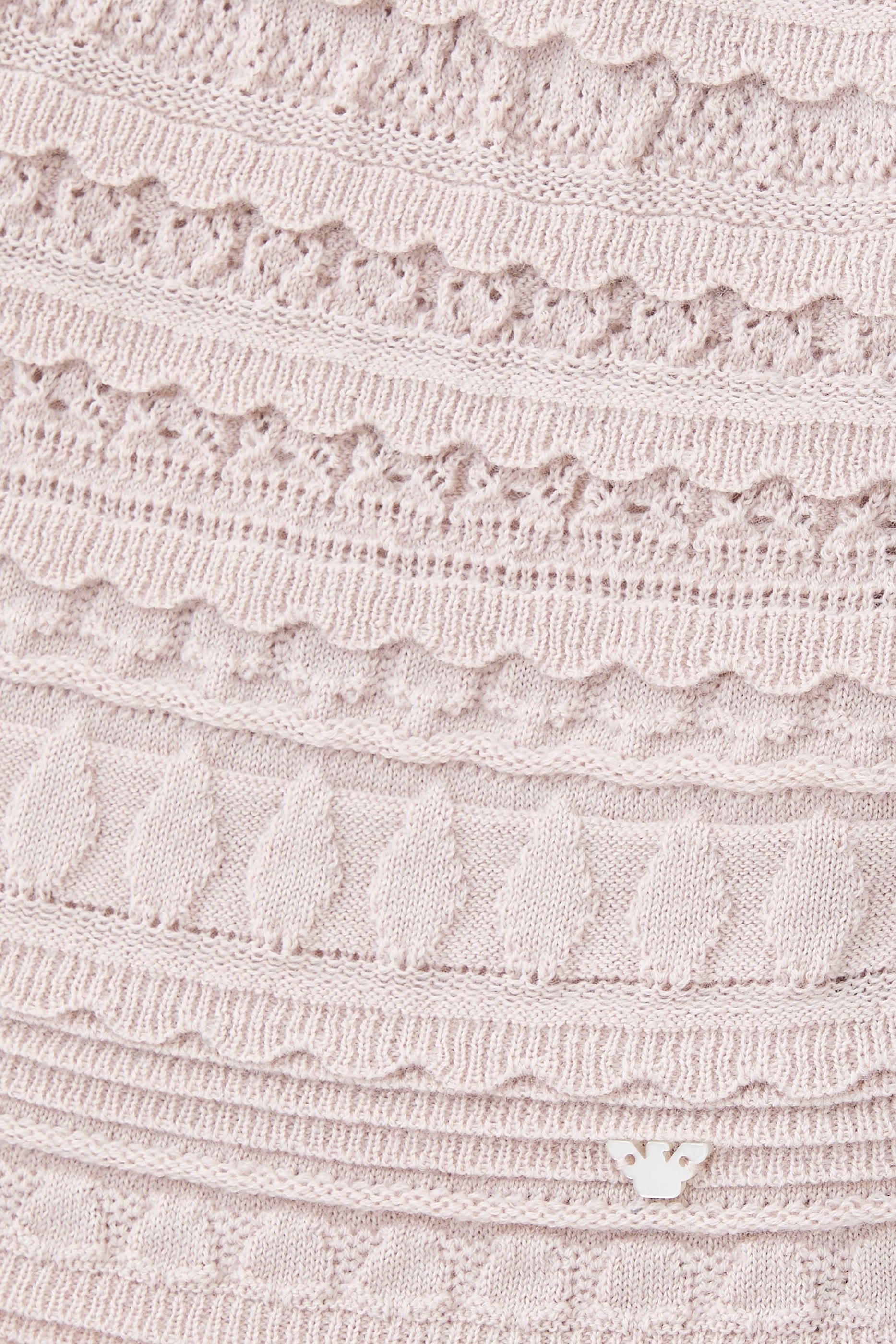 Kids Wool-Blend Knit Dress with Micro Ruffles