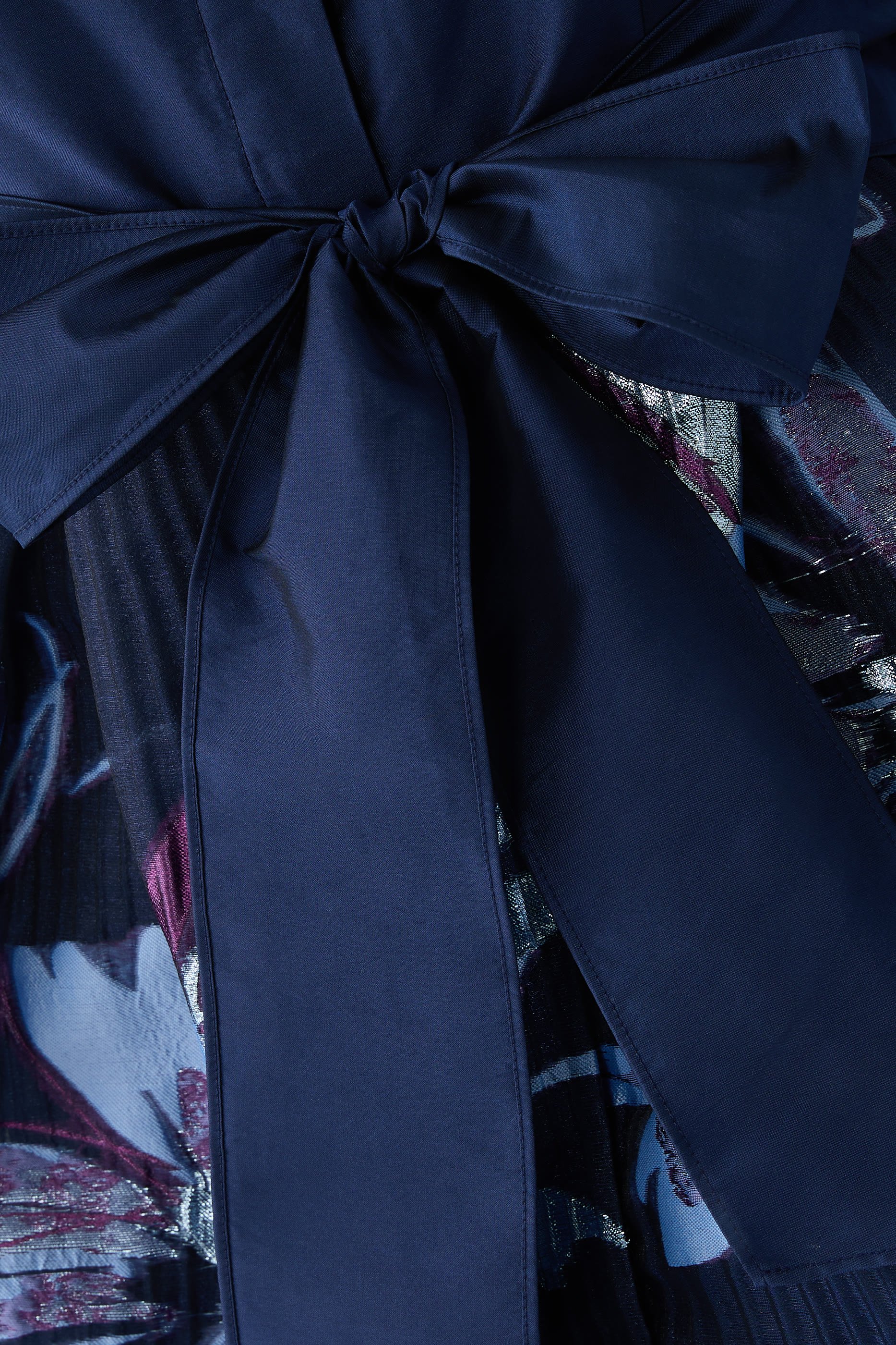  Taffeta Textured Floral Organza Gown