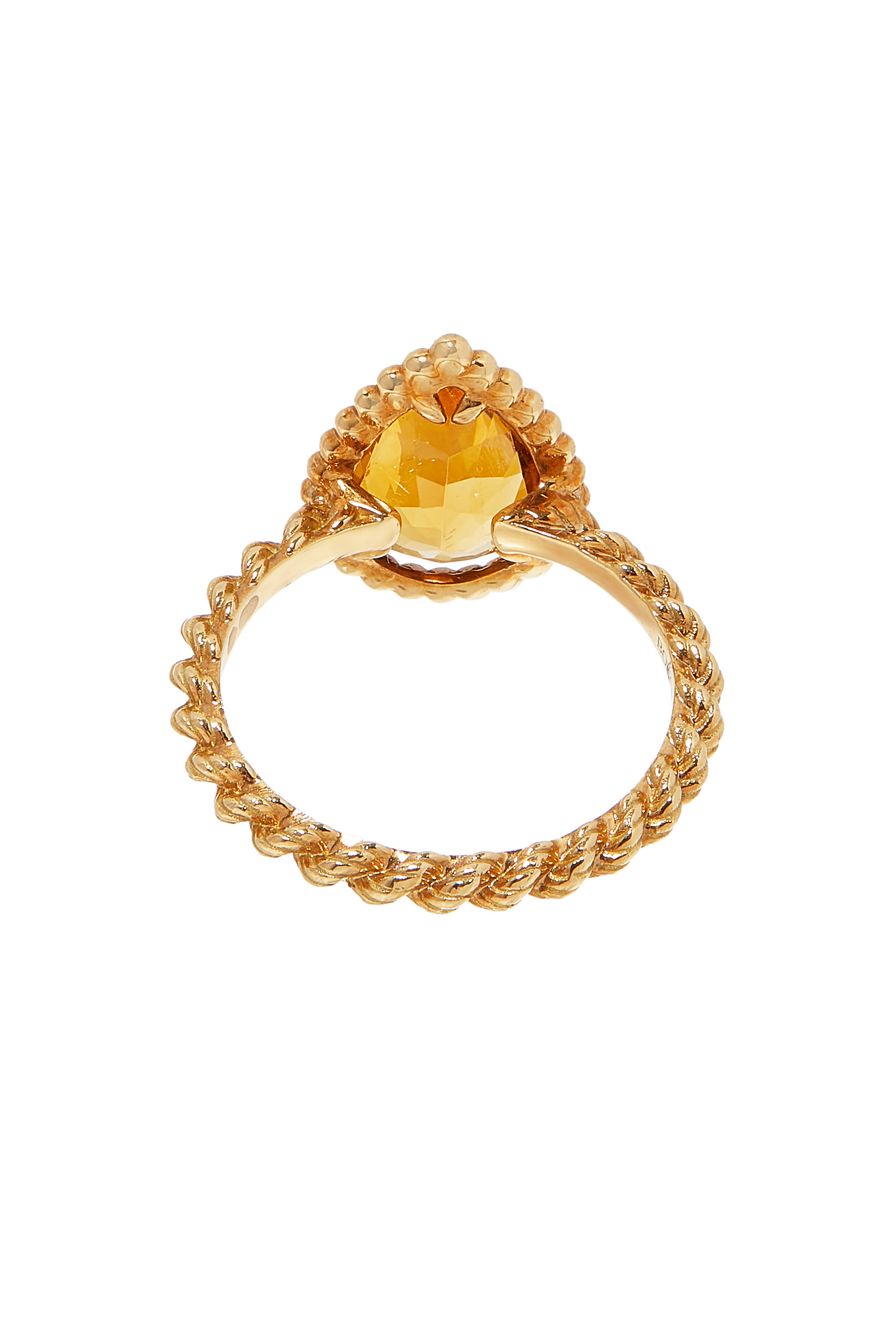 Serpent Boh&egrave;me Citrine Ring, 18k Yellow Gold & Citrine