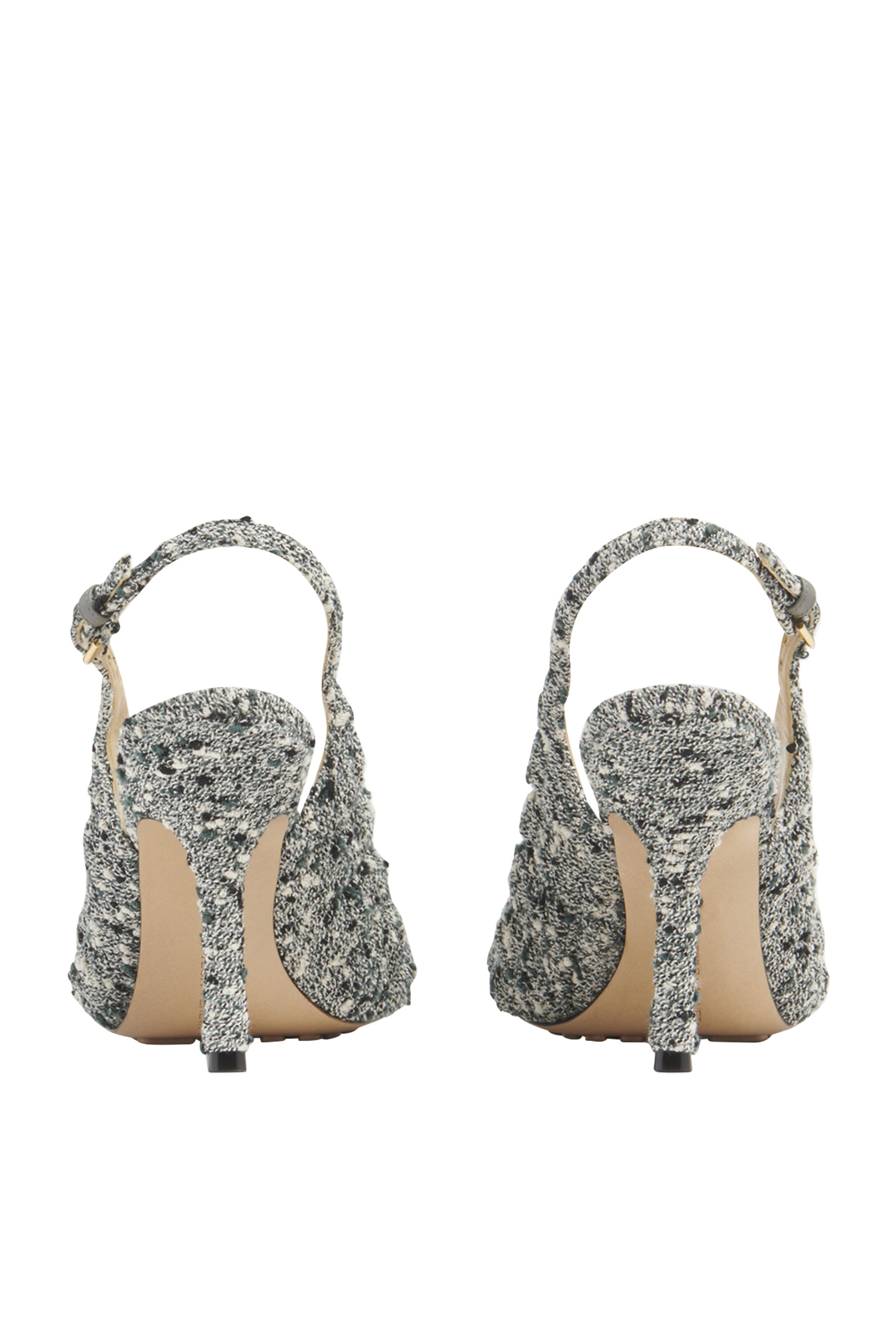 Padded 90 Boucle Slingback Sandals