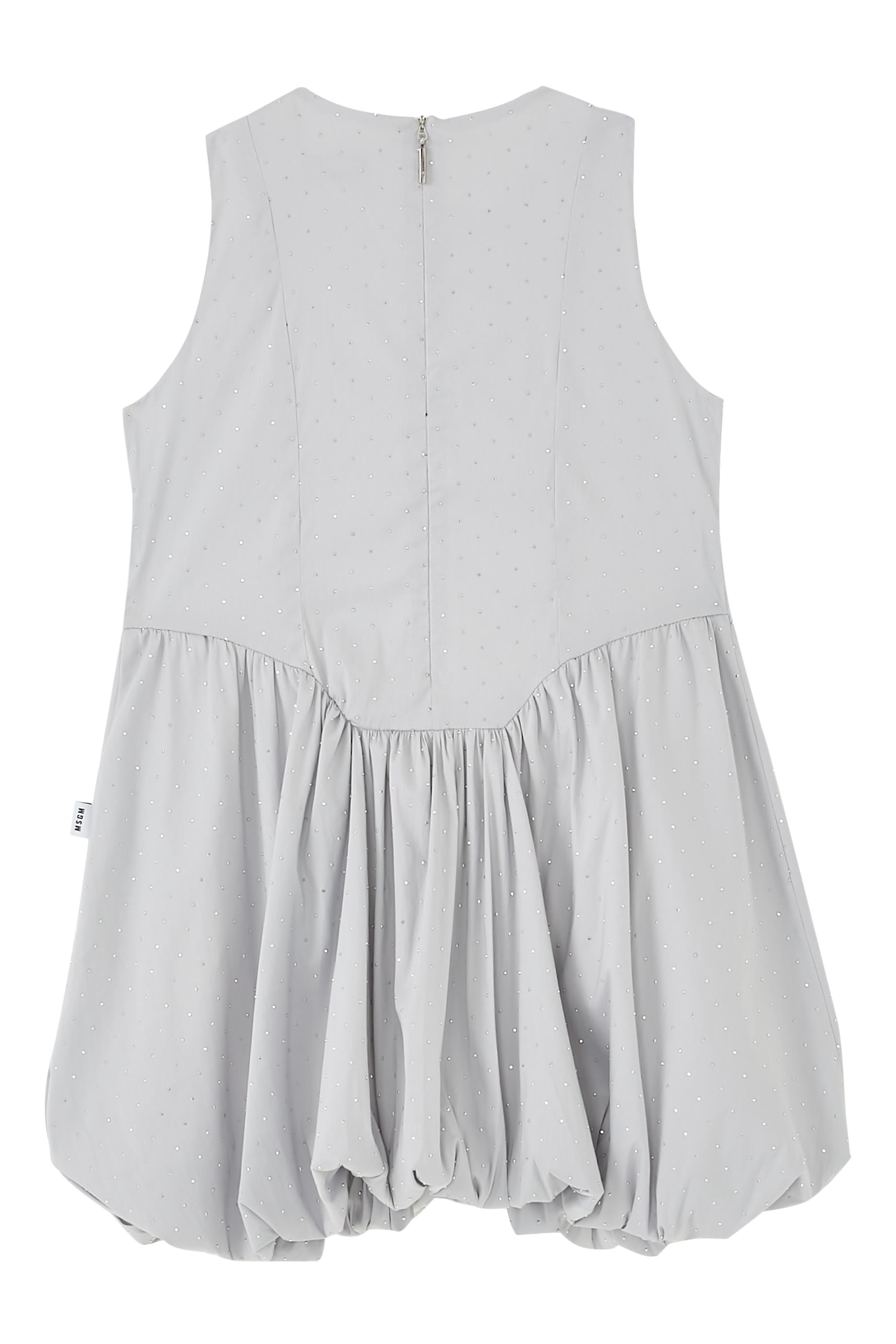 Kids Studded Poplin Dress