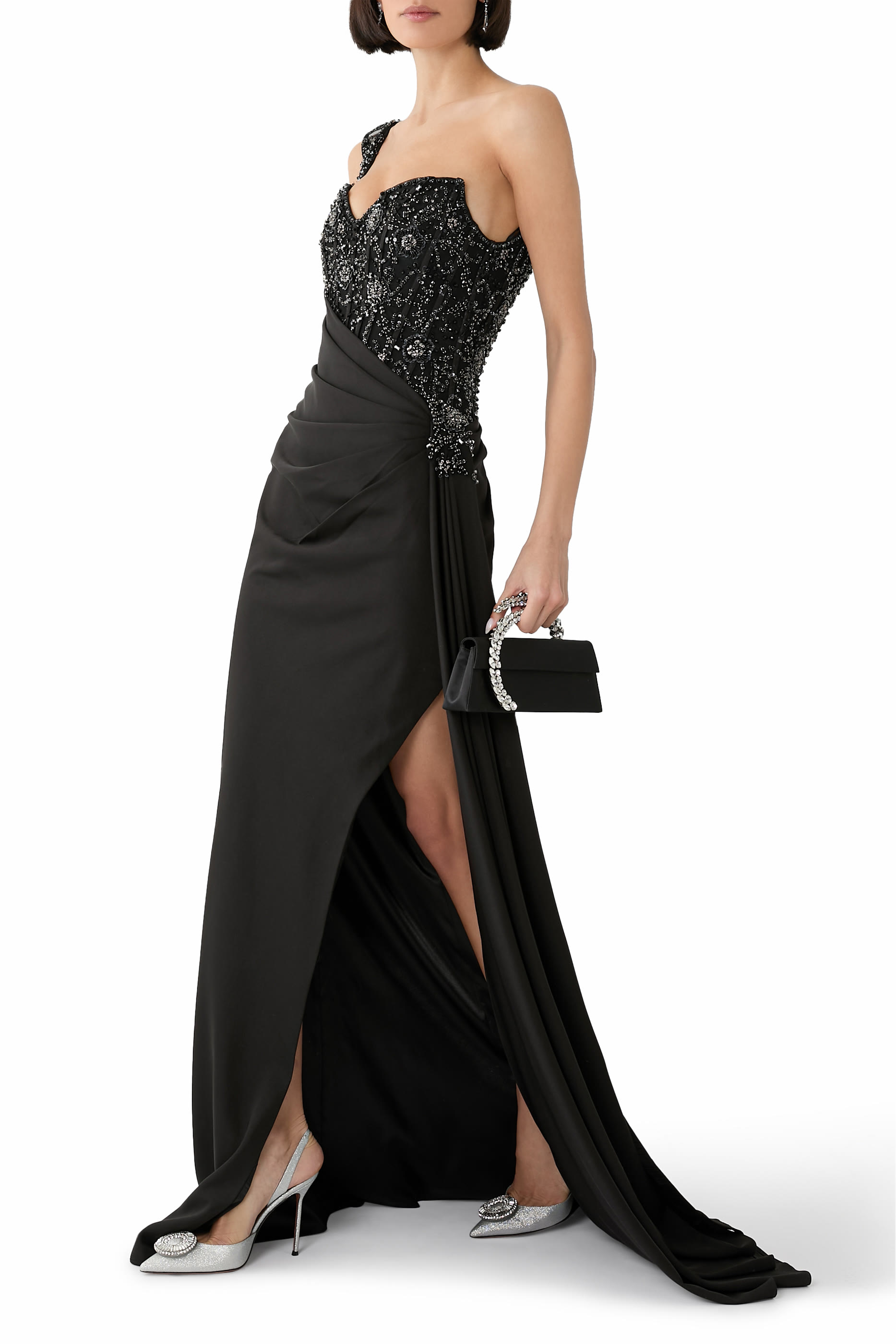 Embellished Bodice Sheath Dress