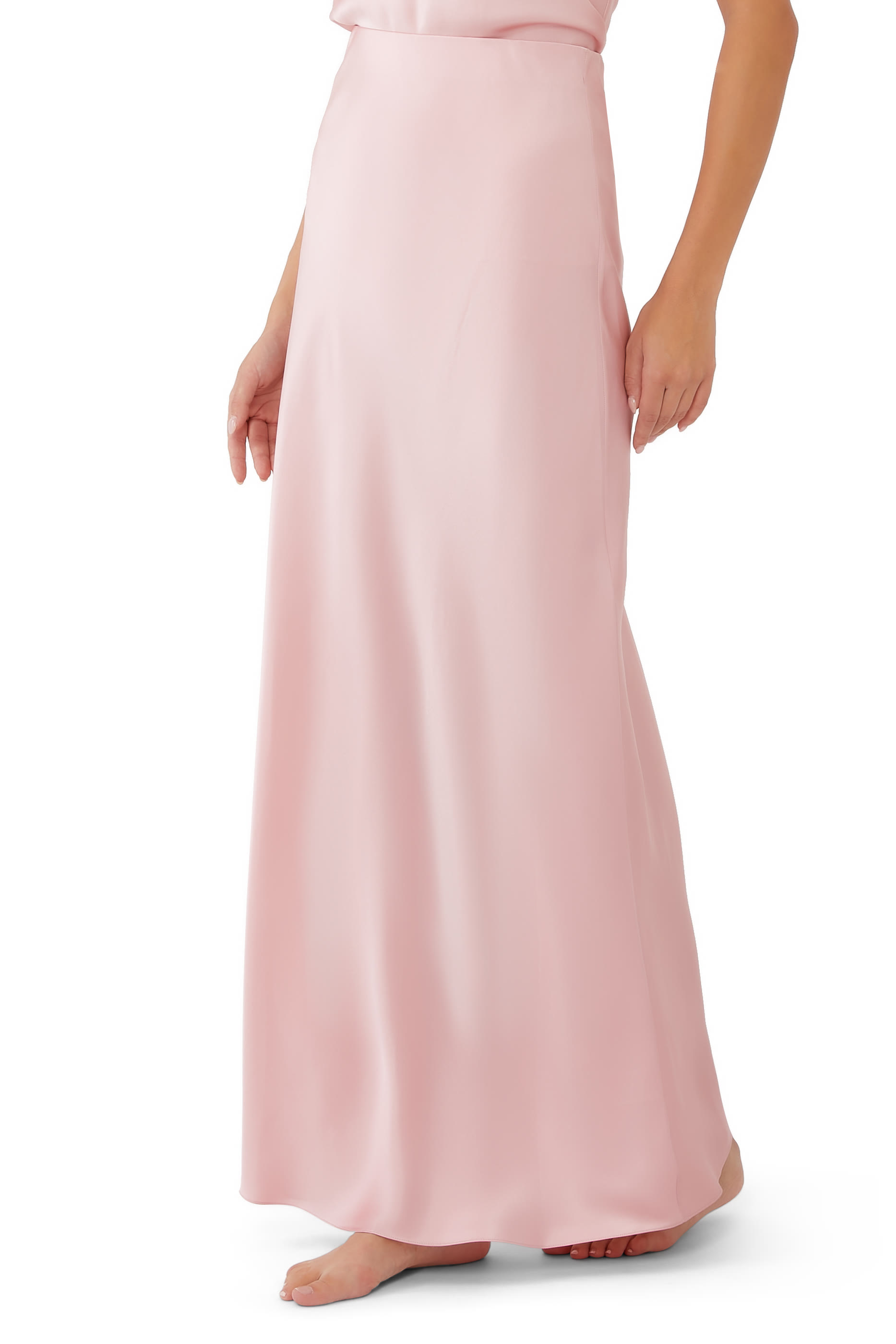 Alyssa Silk Satin Skirt