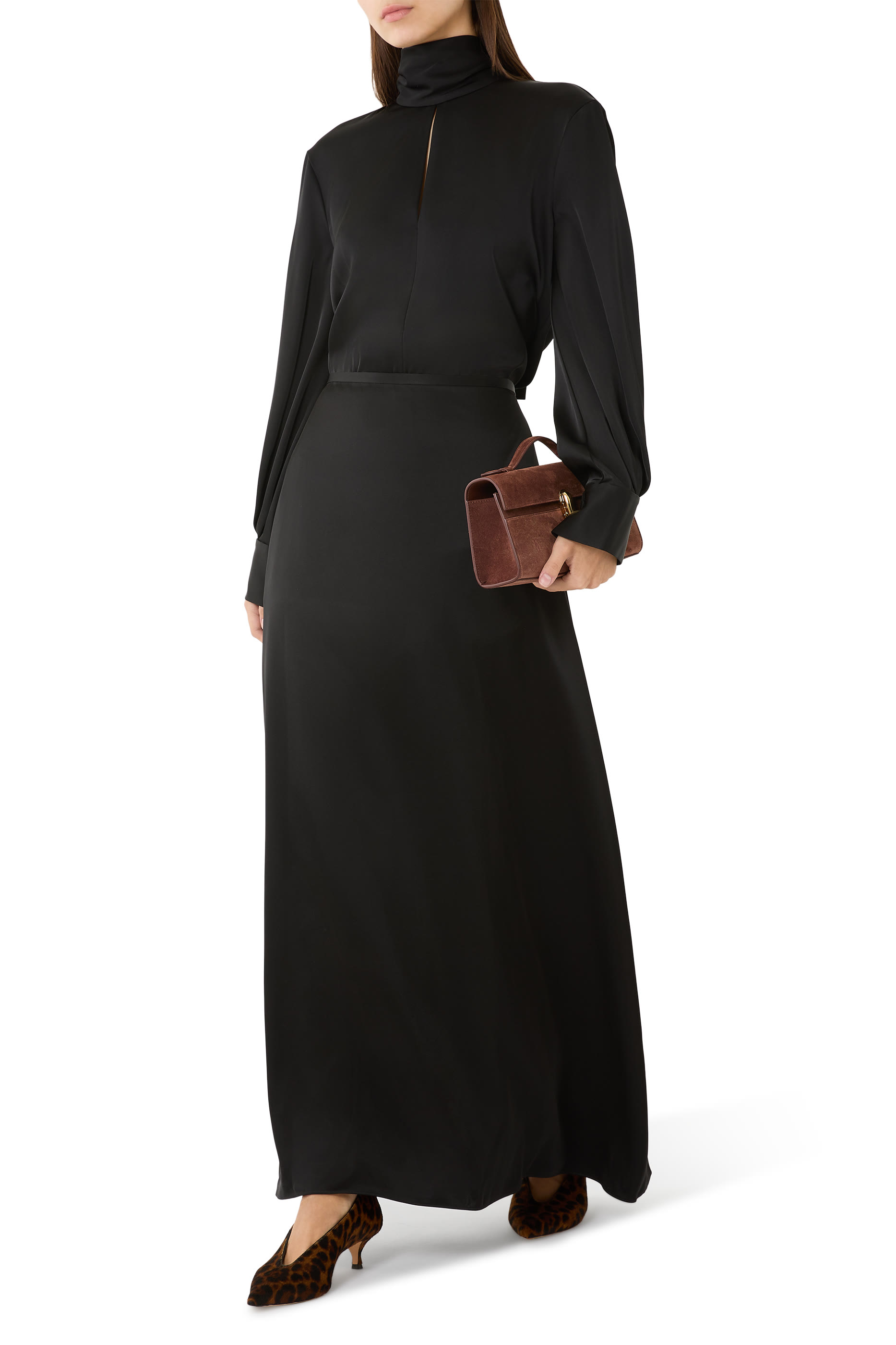 Blouson Sleeves Dress 