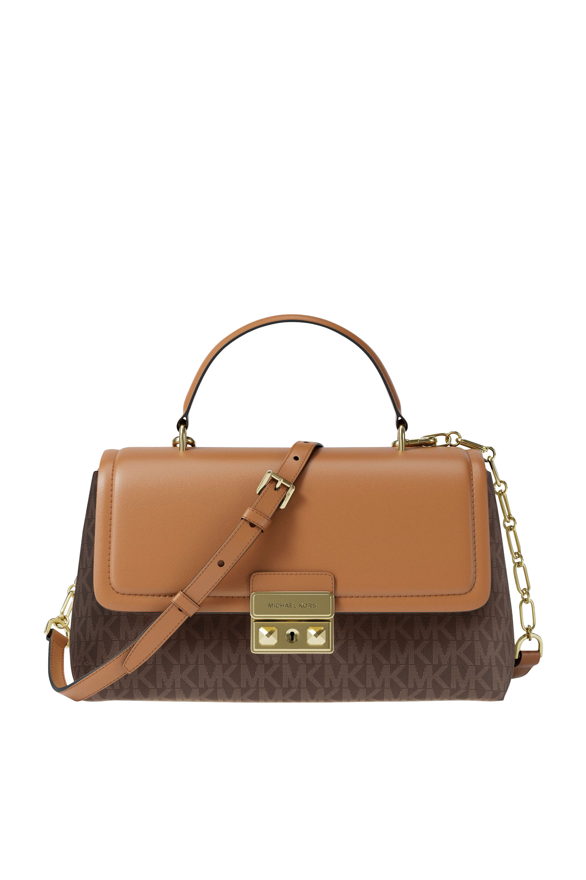 Tribeca Medium Signature Logo Satchel