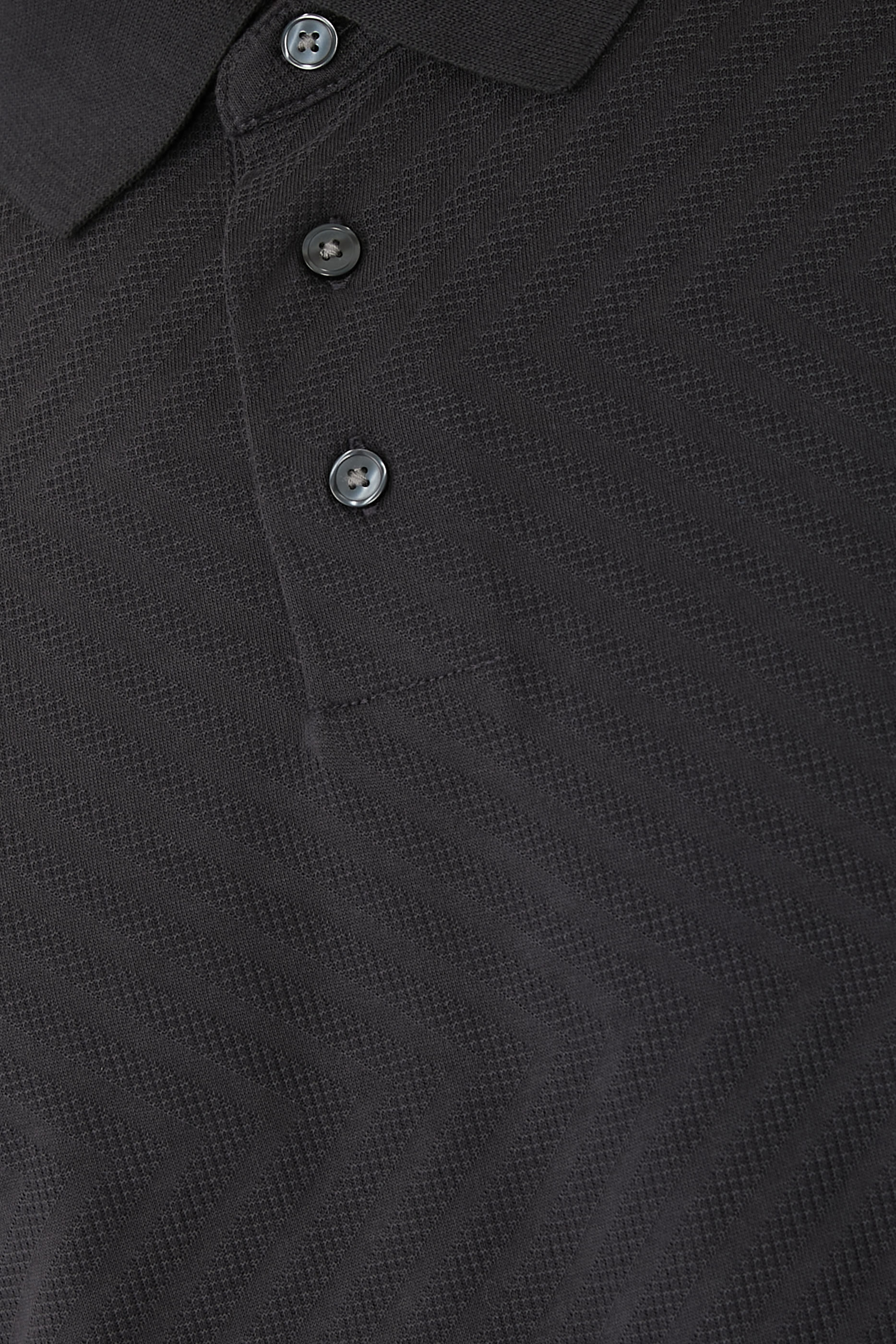 Horizontal Stripe Effect Polo Shirt