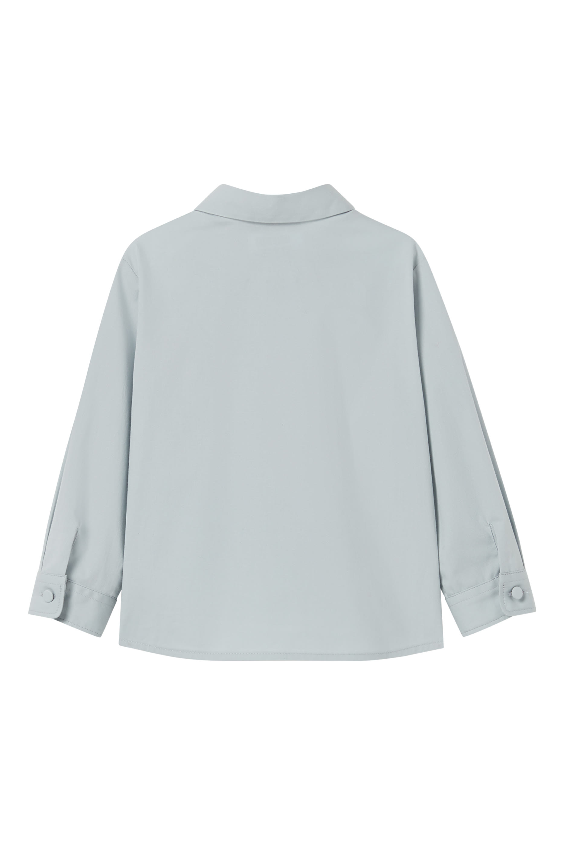 Kids Logo Cotton Poplin Shirt