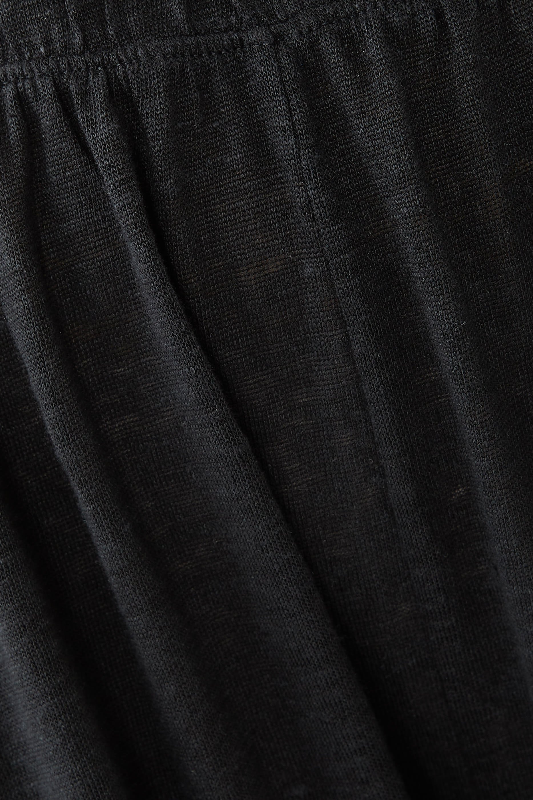 High Waisted Organic Linen Knit Pants