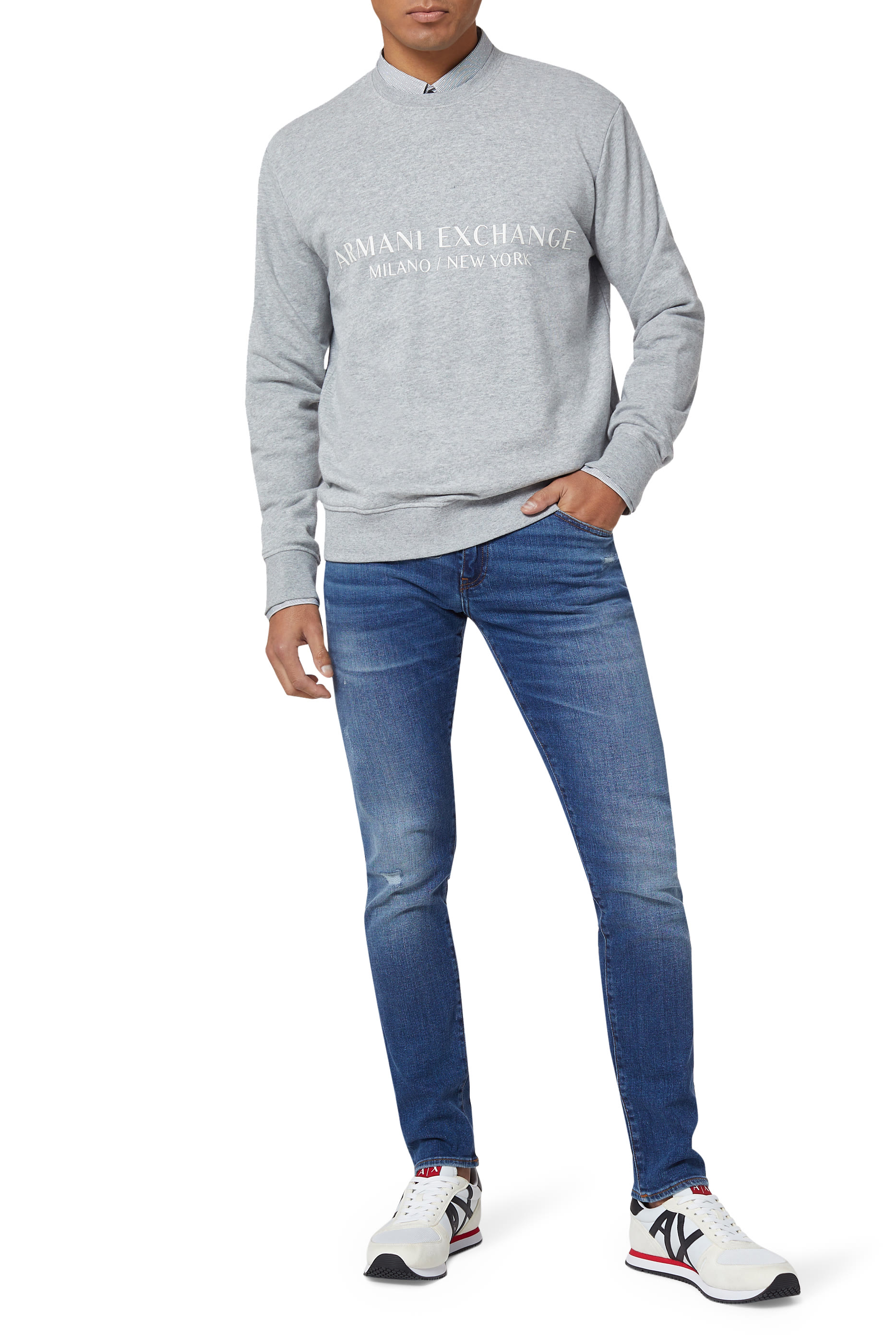 Clean Logo Cotton Sweatshirt