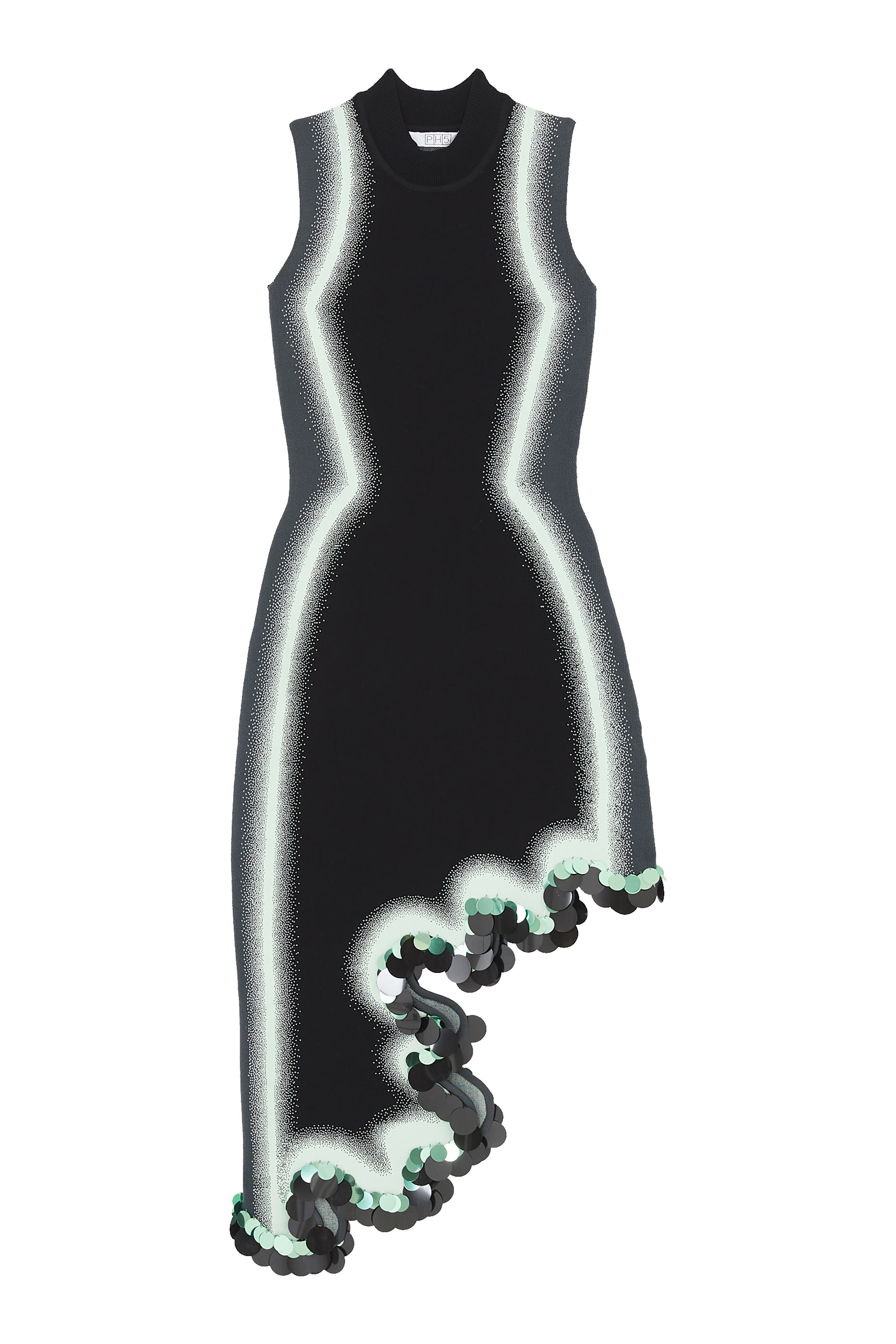 Lila Signature Wavy Dress With Sequins