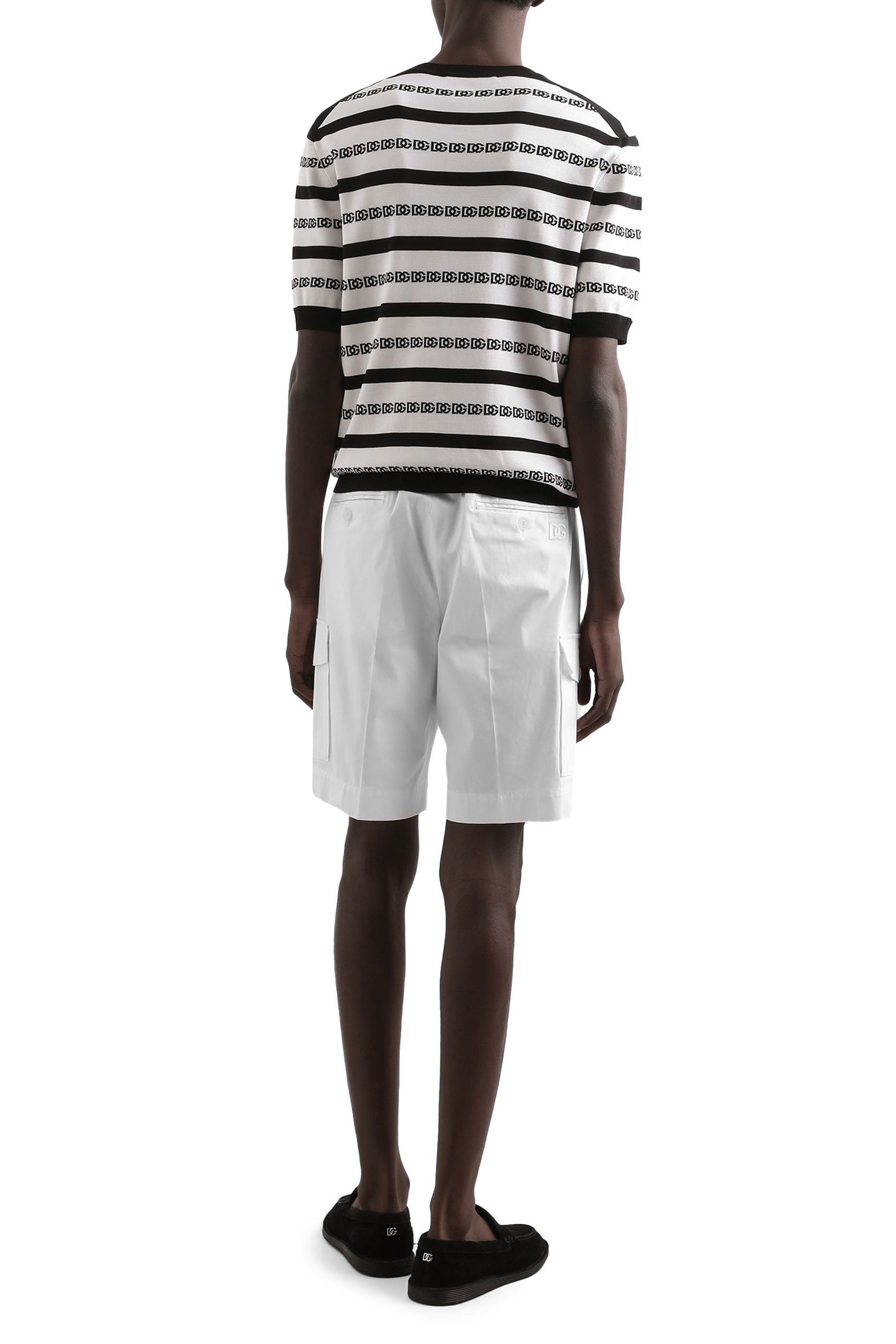 All-Over Logo Print Silk Pullover