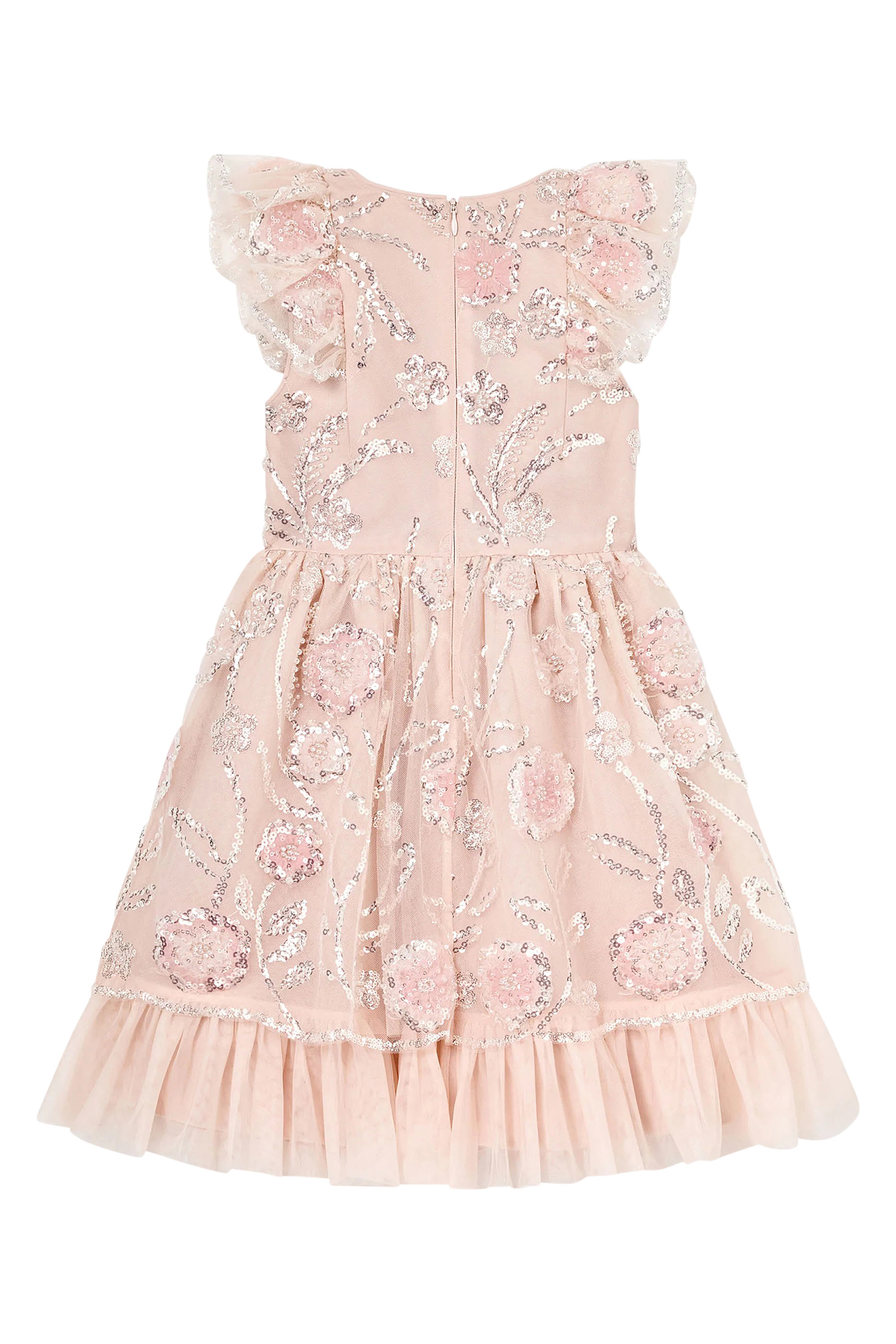 Kids Sequin Embellished Dress