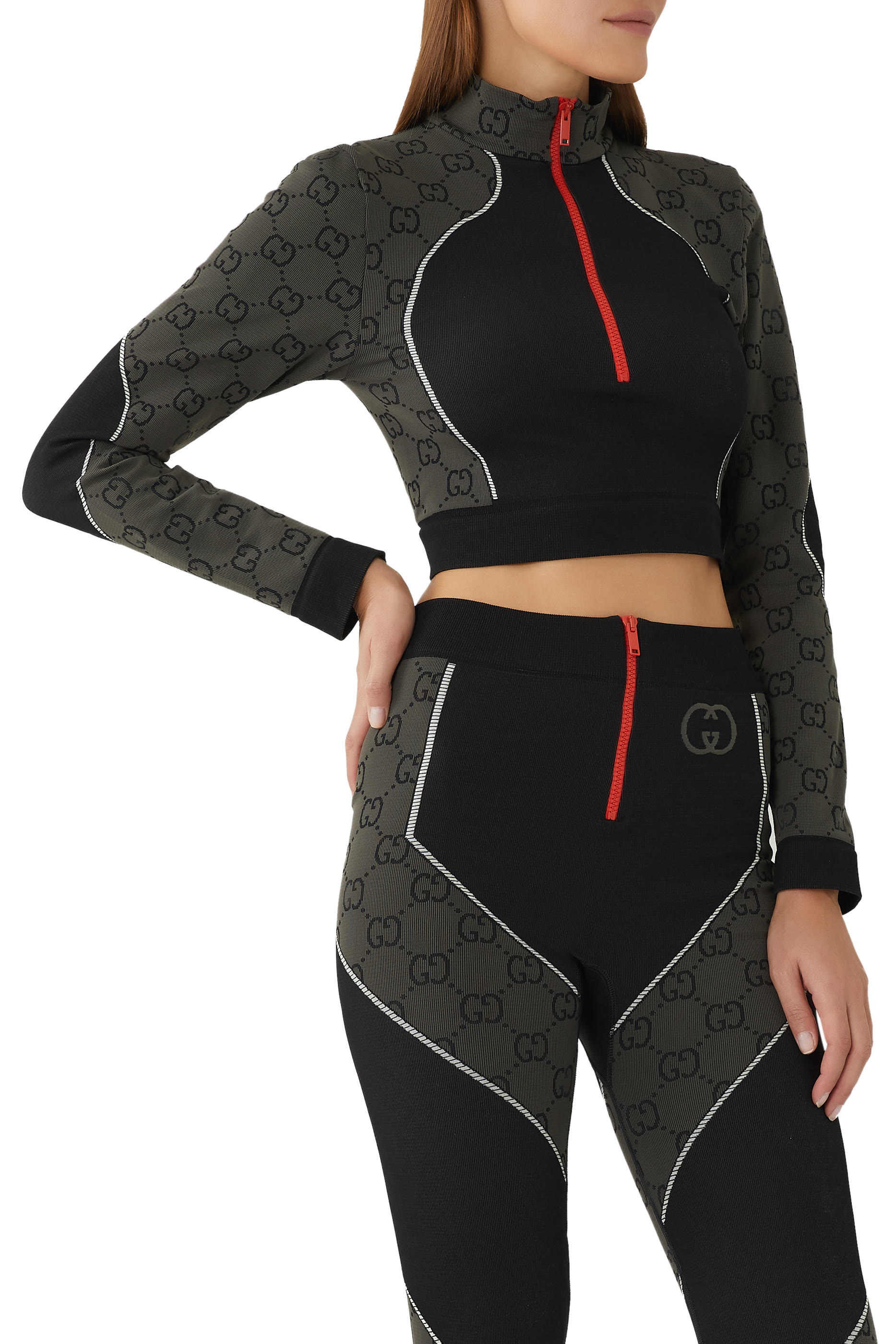 GG Jersey Jacquard Top