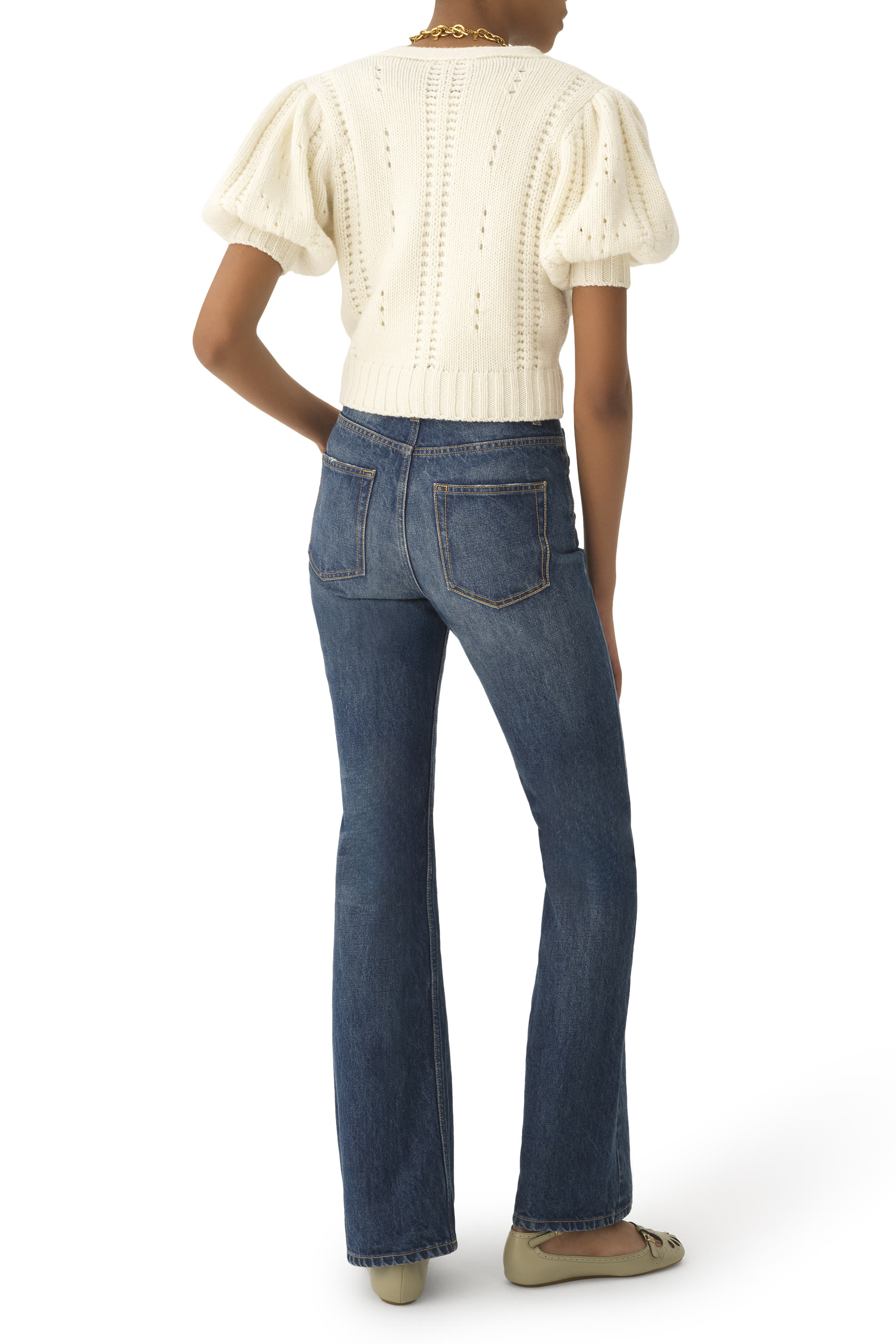  Scoop-Neck Cotton T-Shirt 