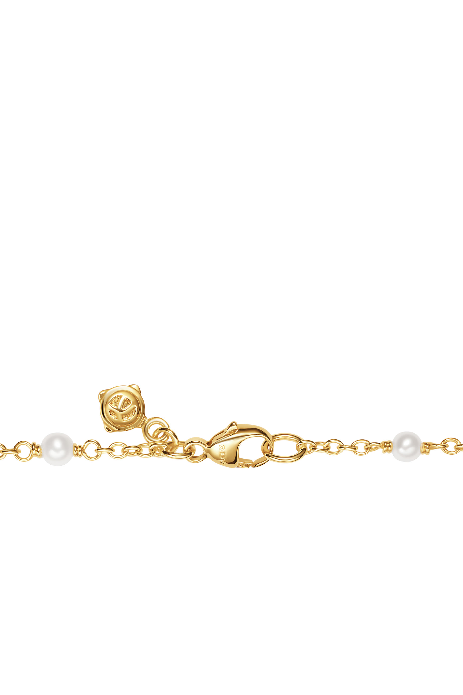 Pearl Classics Station Necklace, 18k Yellow Gold & Pearls