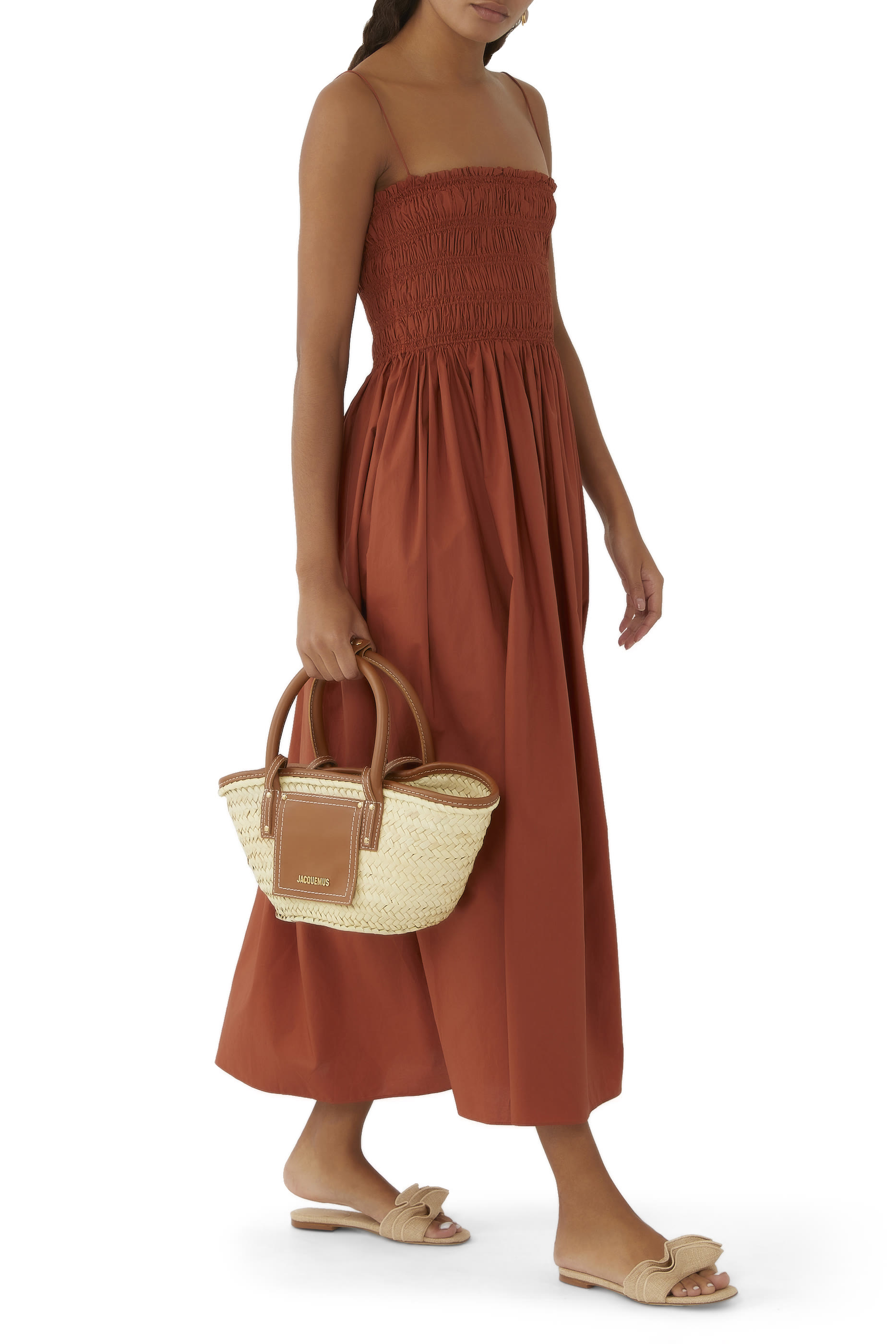 Shirred Bodice Dress