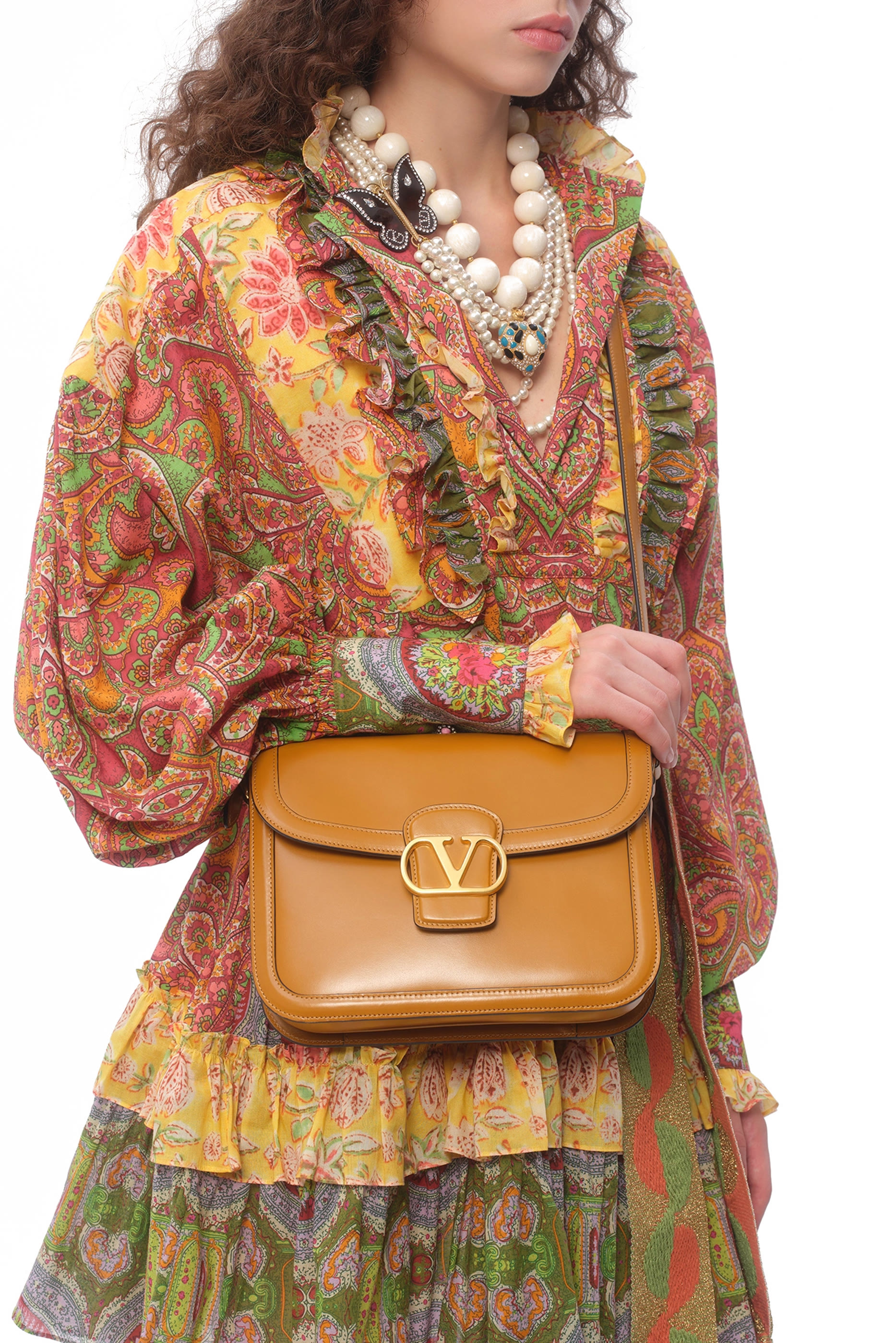 9TO5 Smooth Calfskin Shoulder Bag