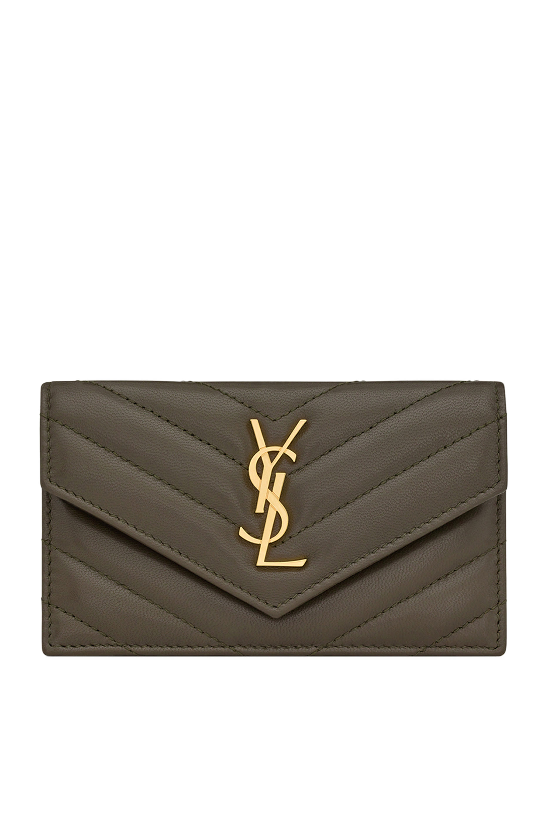 Cassandre Fragments Flap Card Case in Lambskin