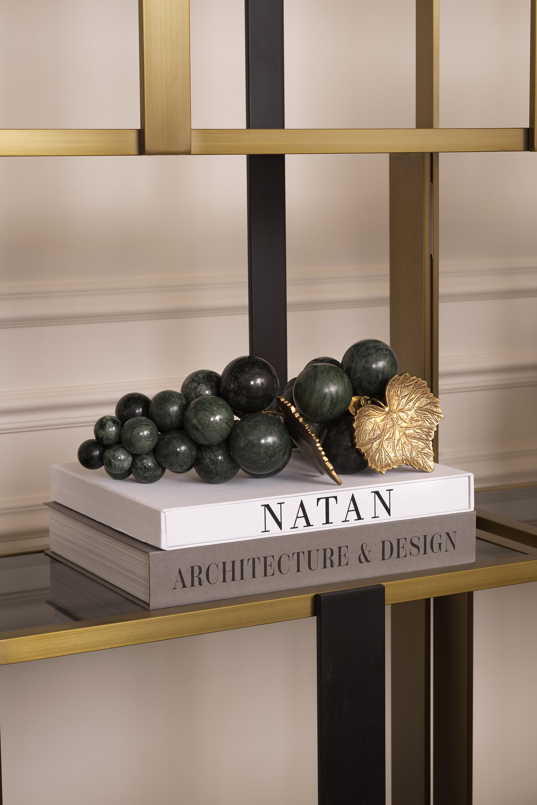 Vintage Green Marble Grapes