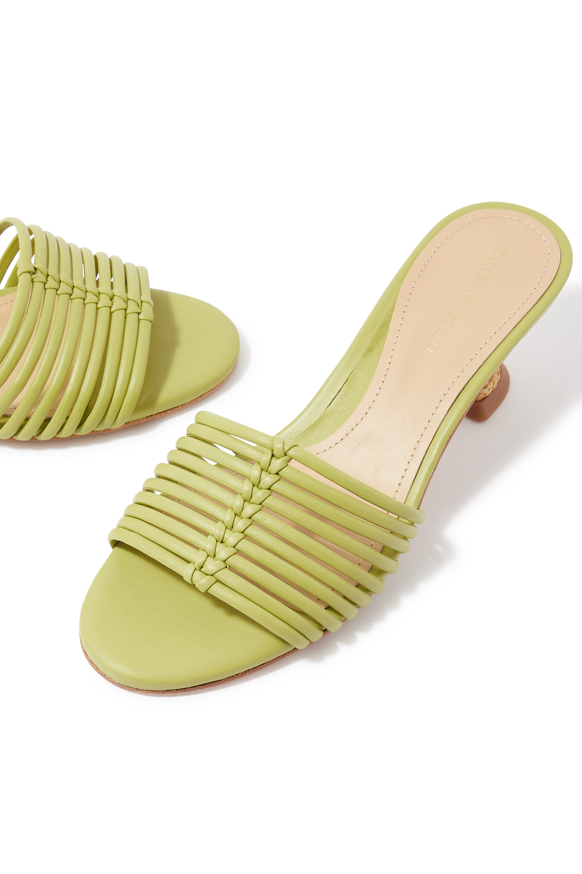 Pamela 50 Leather Mules