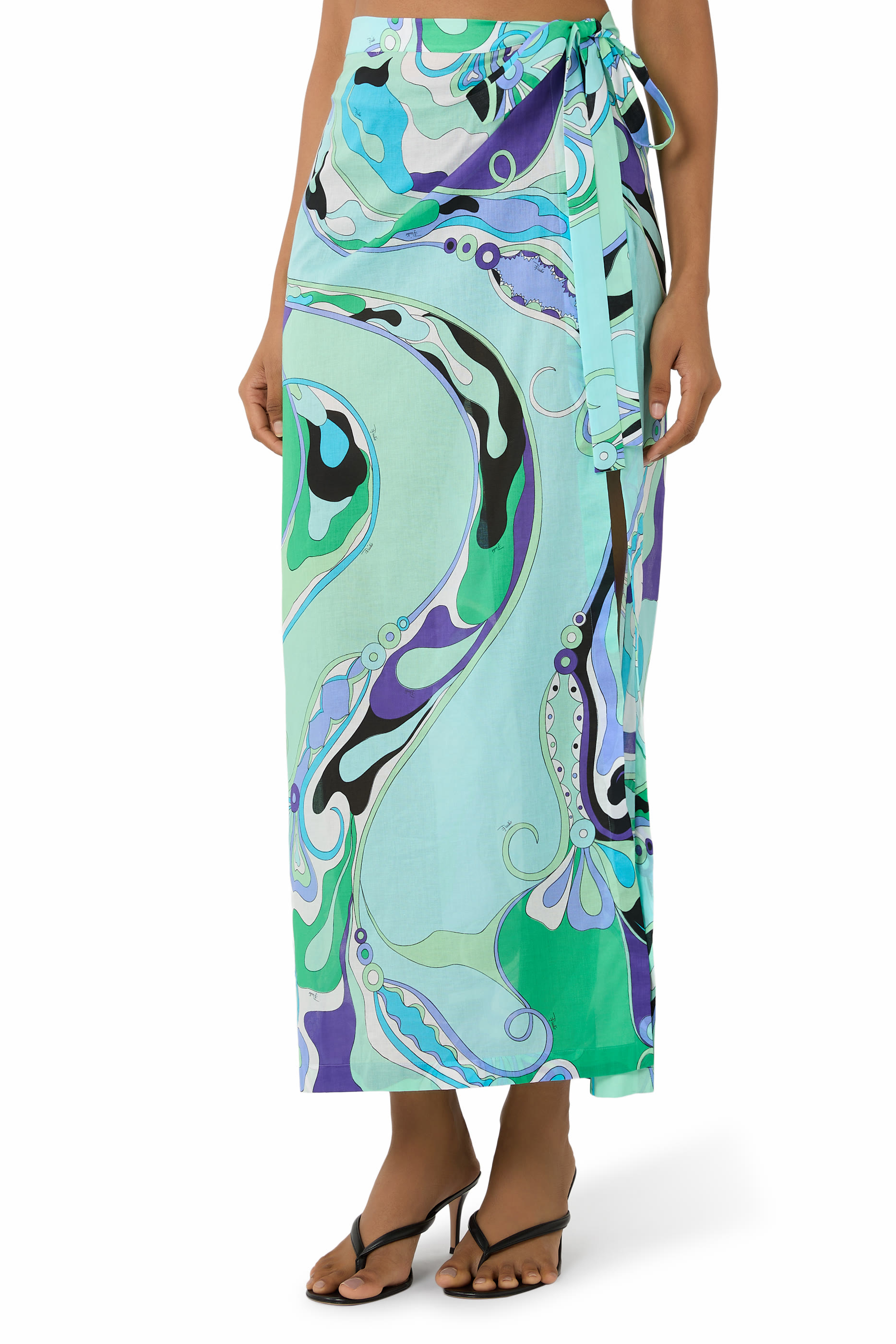 Orchidee Print Cotton Sarong