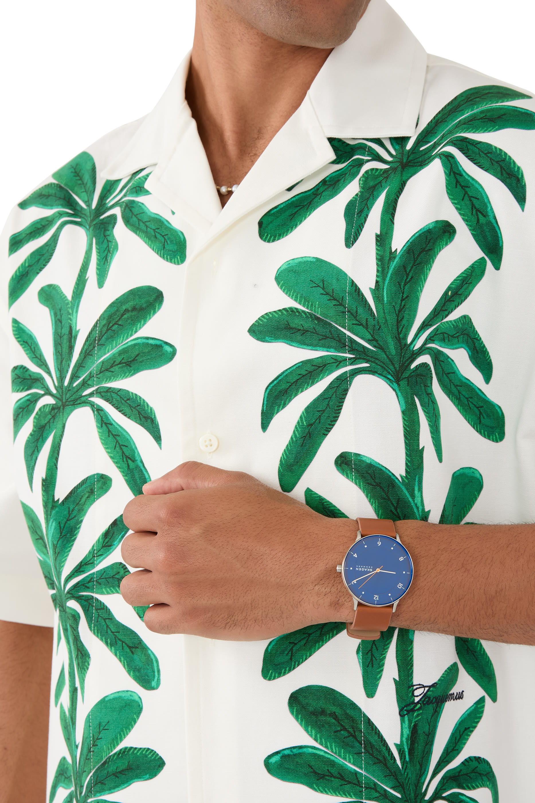 Riis Three-Hand Watch, Leather