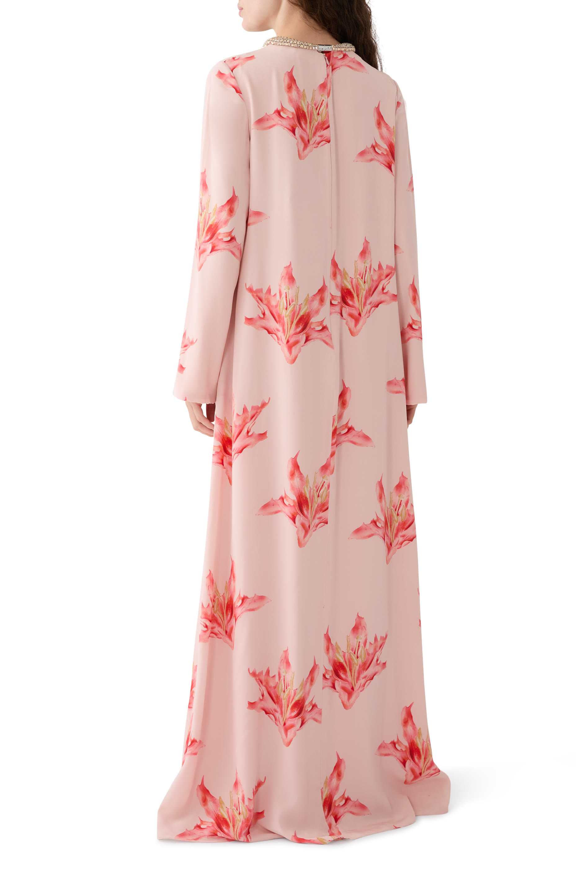 Flame Lily Long Tunic Dress
