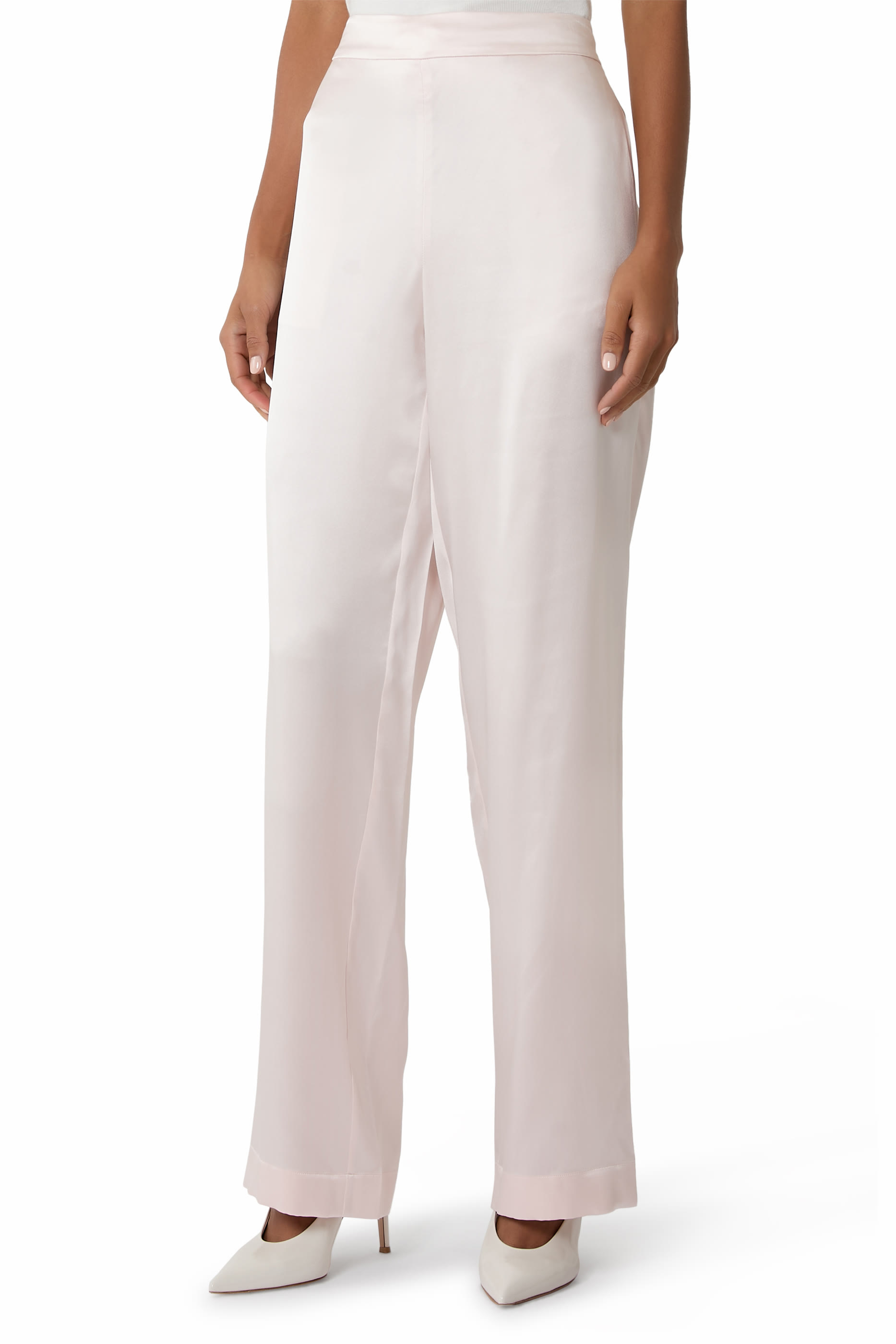 Sahel Silk Satin Trousers