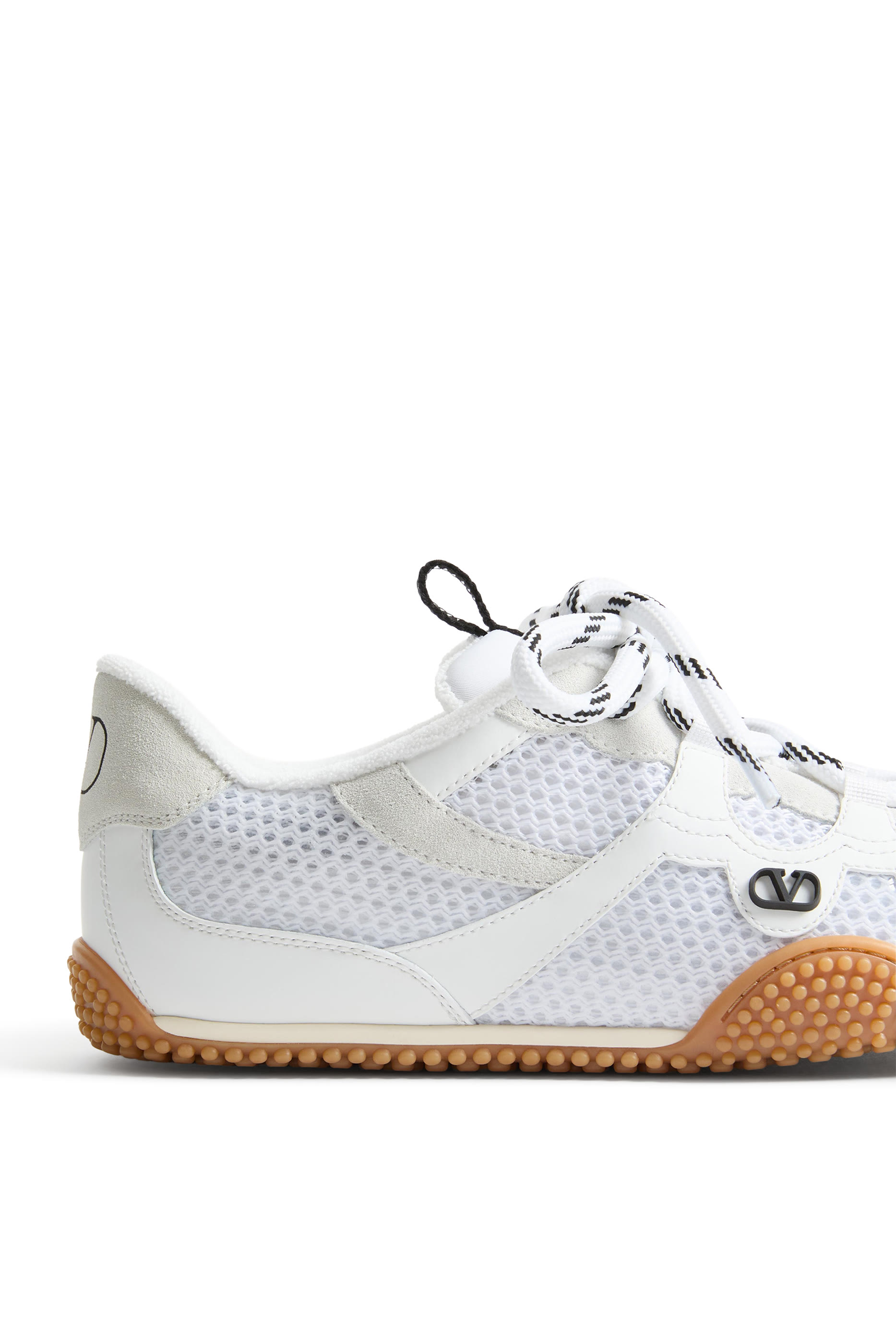  Amphibia Sneakers in Rubberized Calfskin and Split Leather