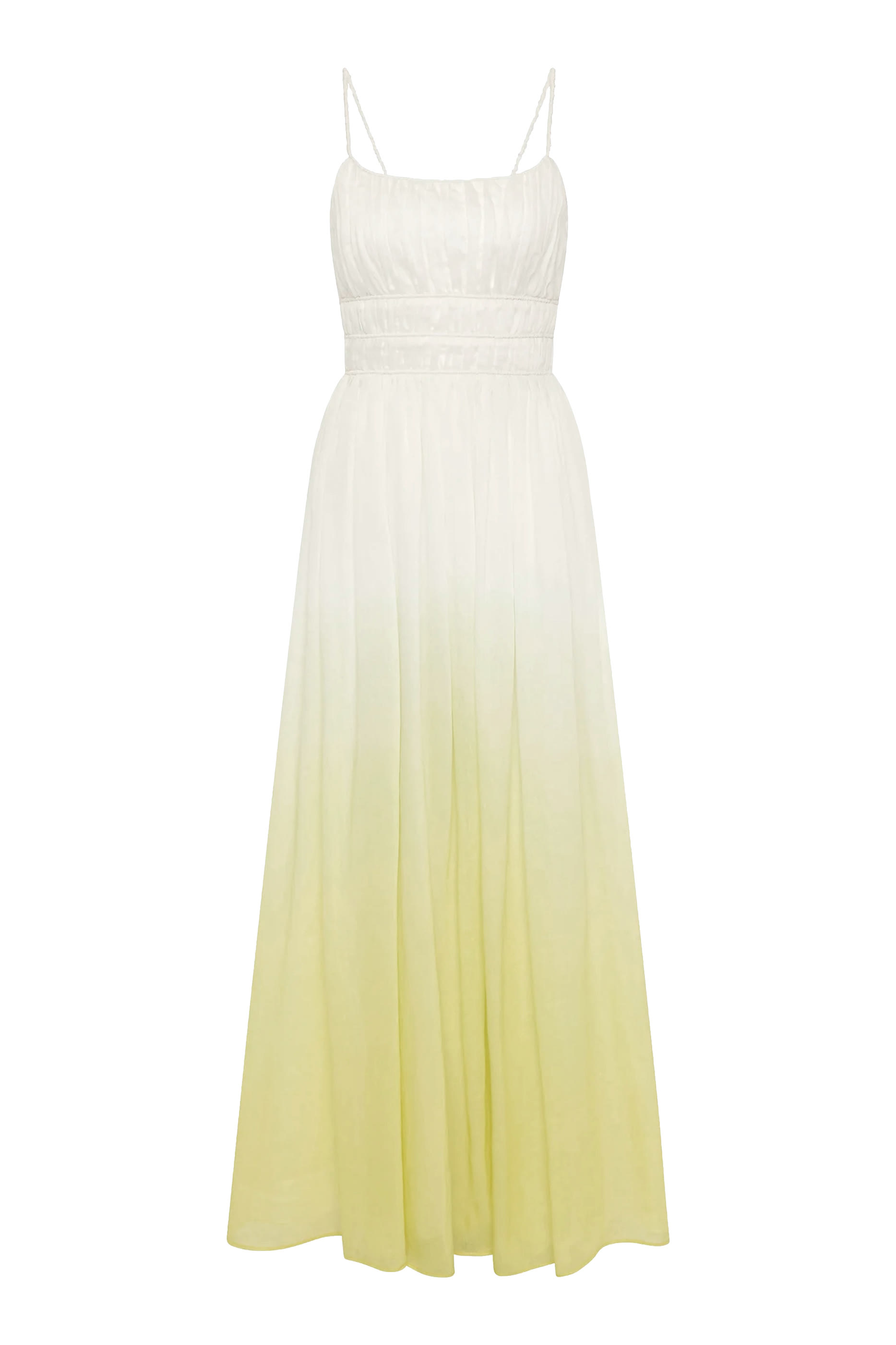 Acapella Ruched Midi Dress