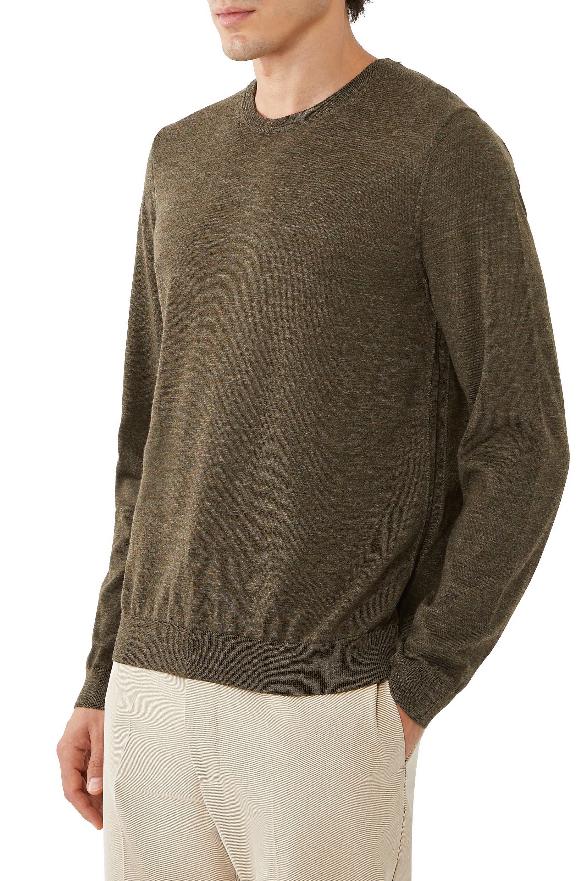 Slim-Fit Virgin Wool Sweater