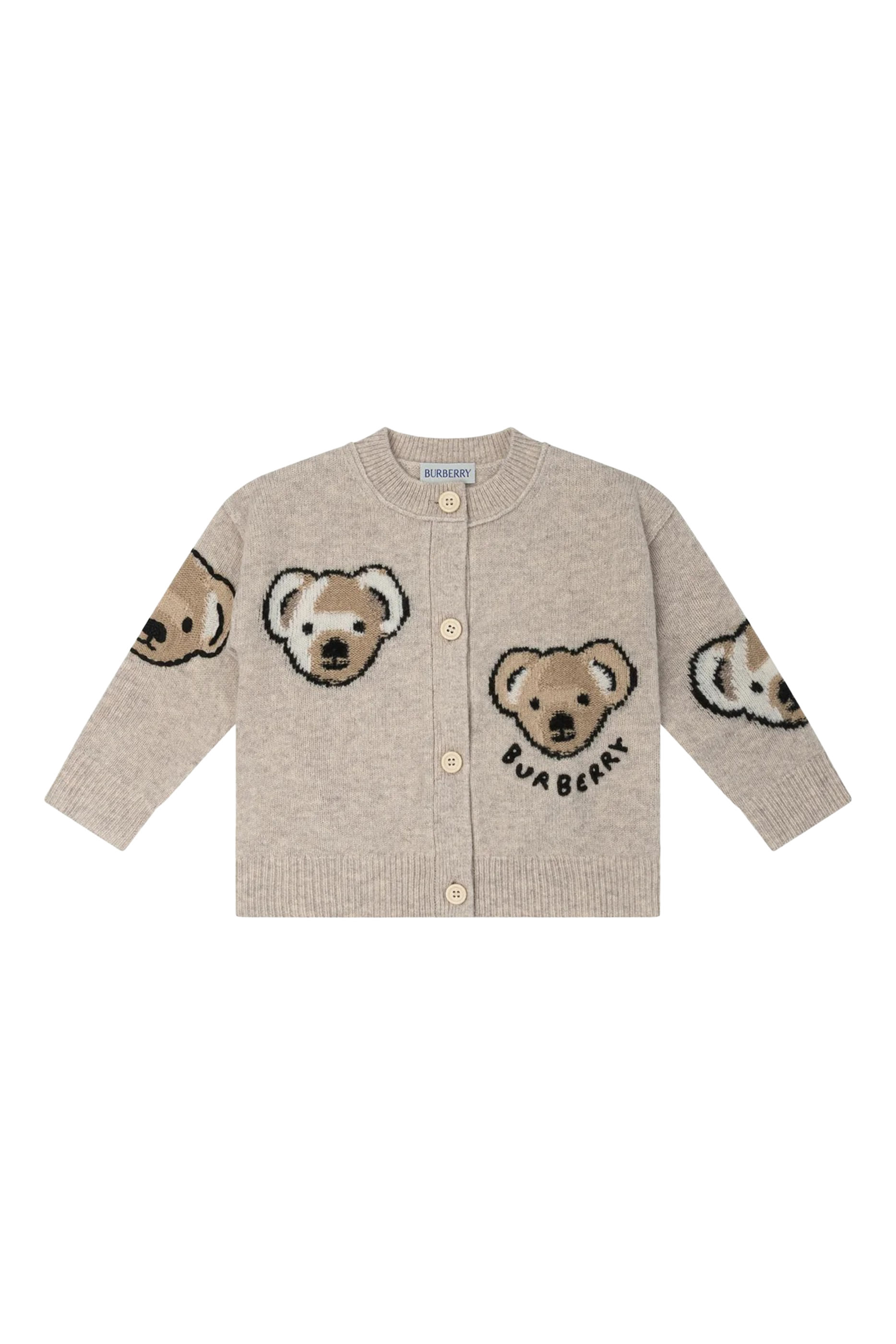 Kids Thomas Bear Wool Cardigan
